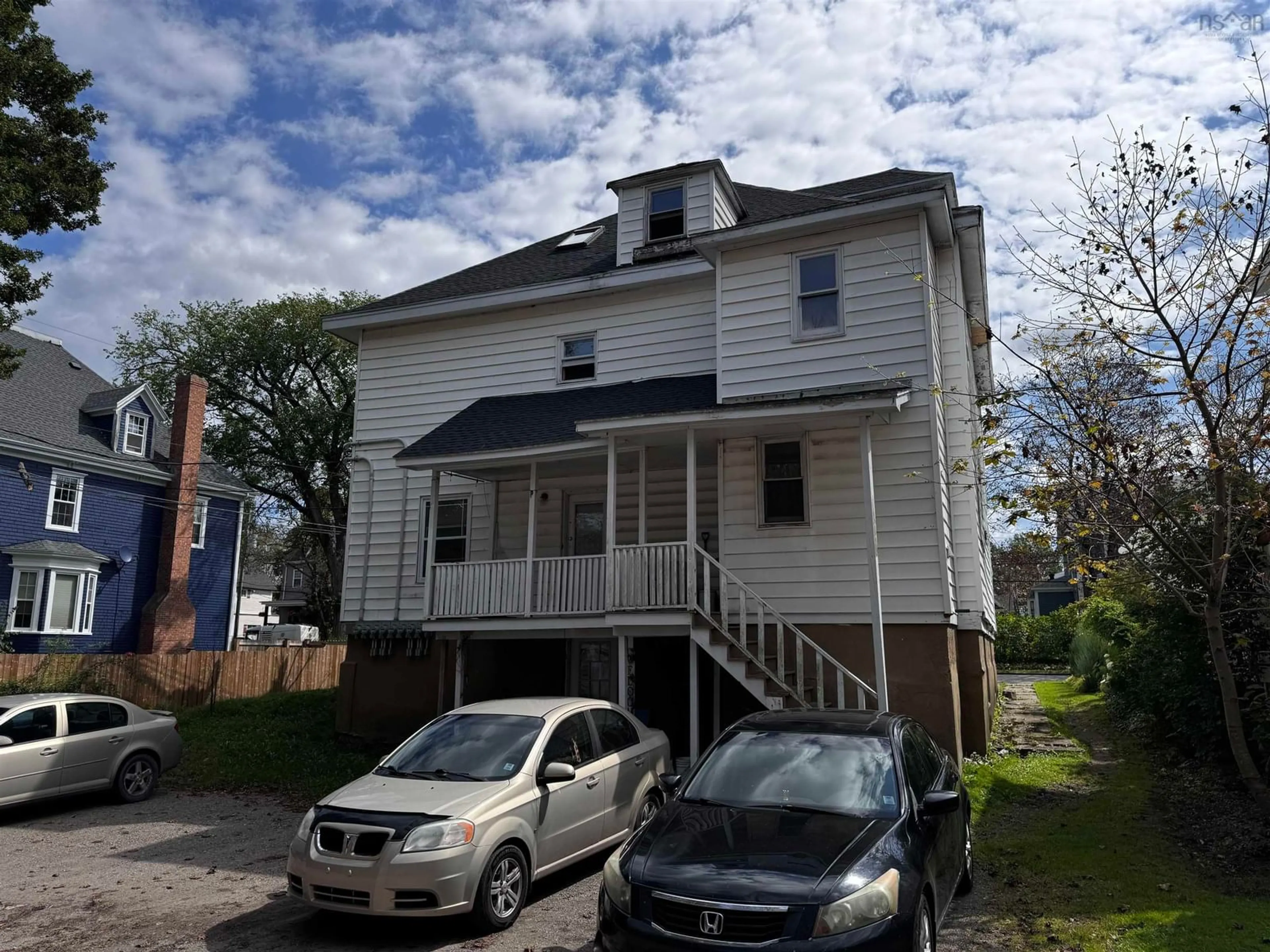 A pic from outside/outdoor area/front of a property/back of a property/a pic from drone, street for 85 Whitney Ave, Sydney Nova Scotia B1P 4Z8