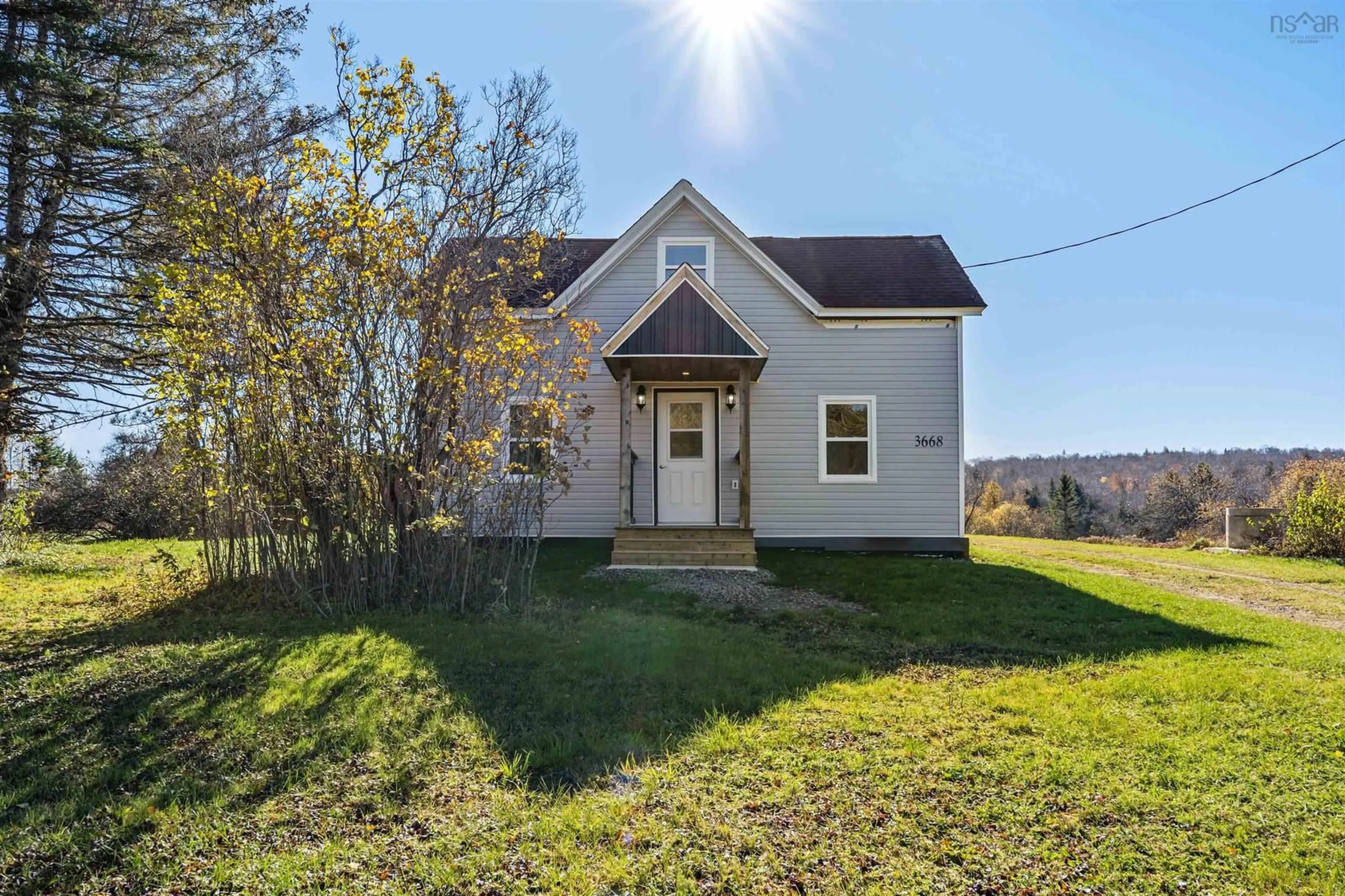A pic from outside/outdoor area/front of a property/back of a property/a pic from drone, building for 3668 Mines Bass River Rd, Lornevale Nova Scotia B0G 1M0