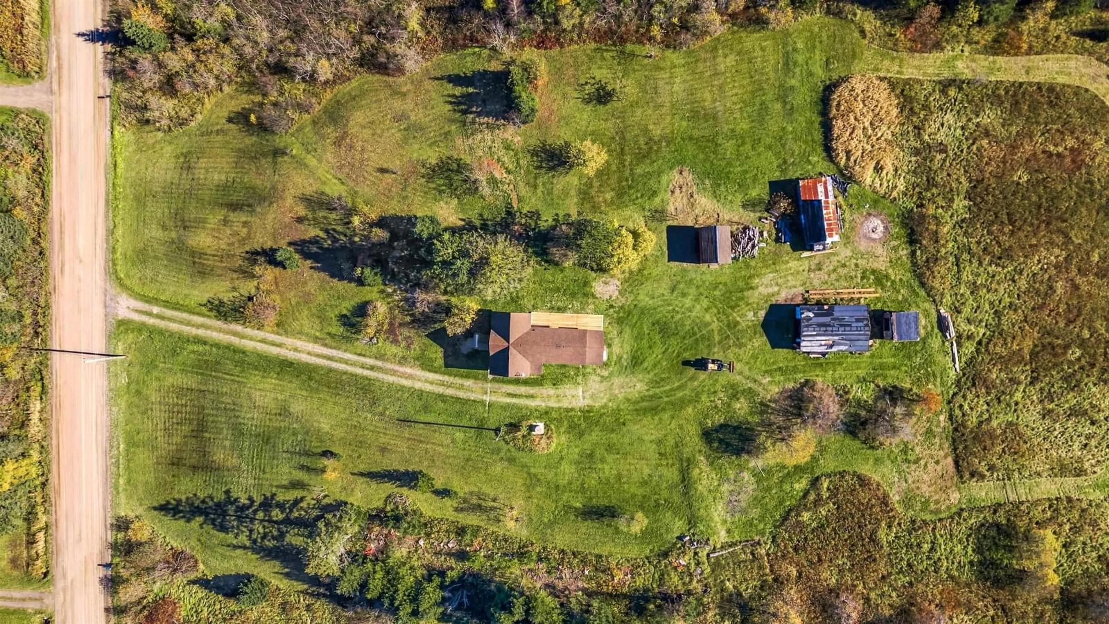 A pic from outside/outdoor area/front of a property/back of a property/a pic from drone, street for 3668 Mines Bass River Rd, Lornevale Nova Scotia B0G 1M0