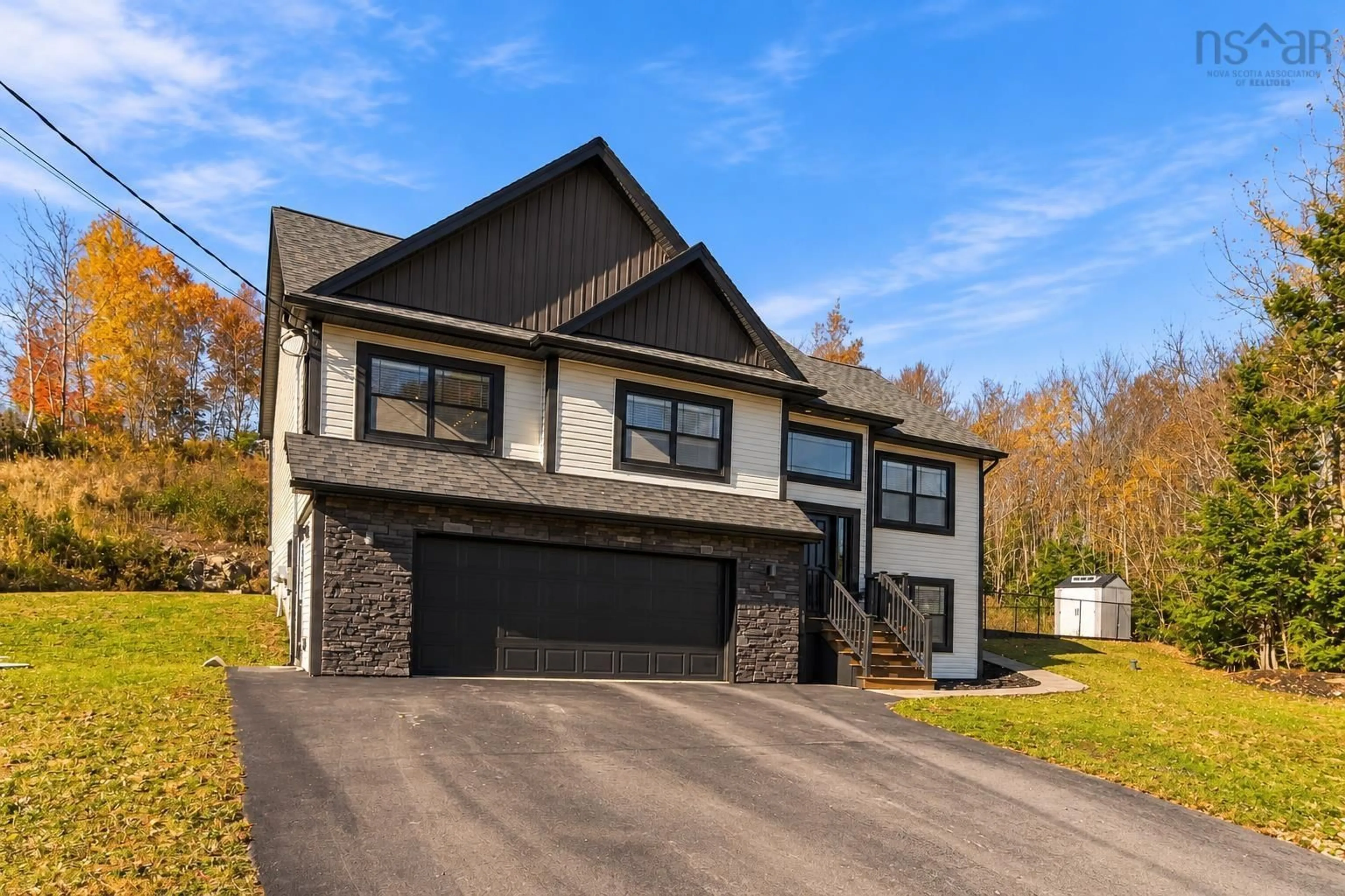 Home with vinyl exterior material, street for 49 Cheswick Lane, Hammonds Plains Nova Scotia B3Z 0N6