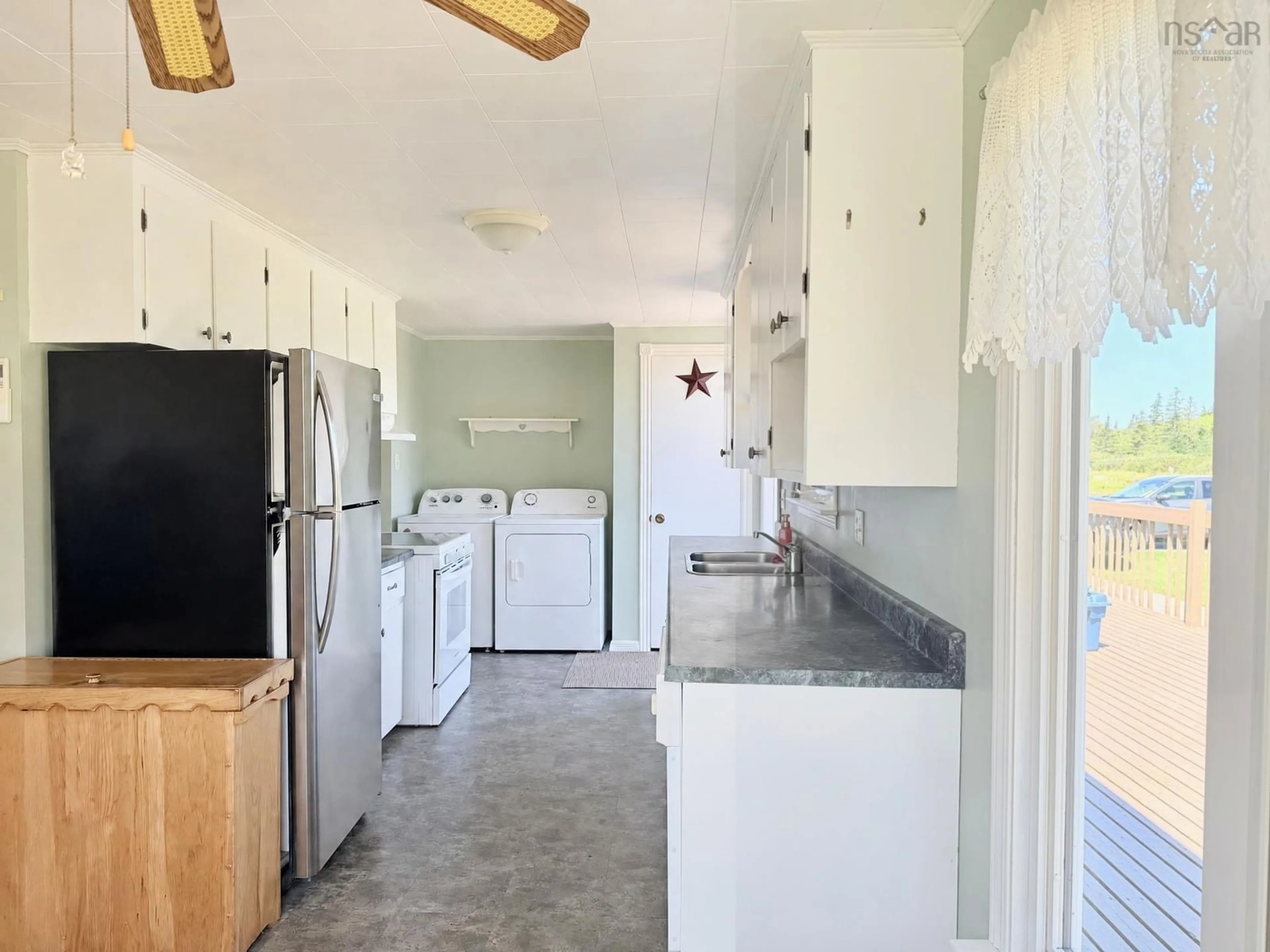 Standard kitchen, ceramic/tile floor for 1798 Highway 3, East Pubnico Nova Scotia B0W 2W0