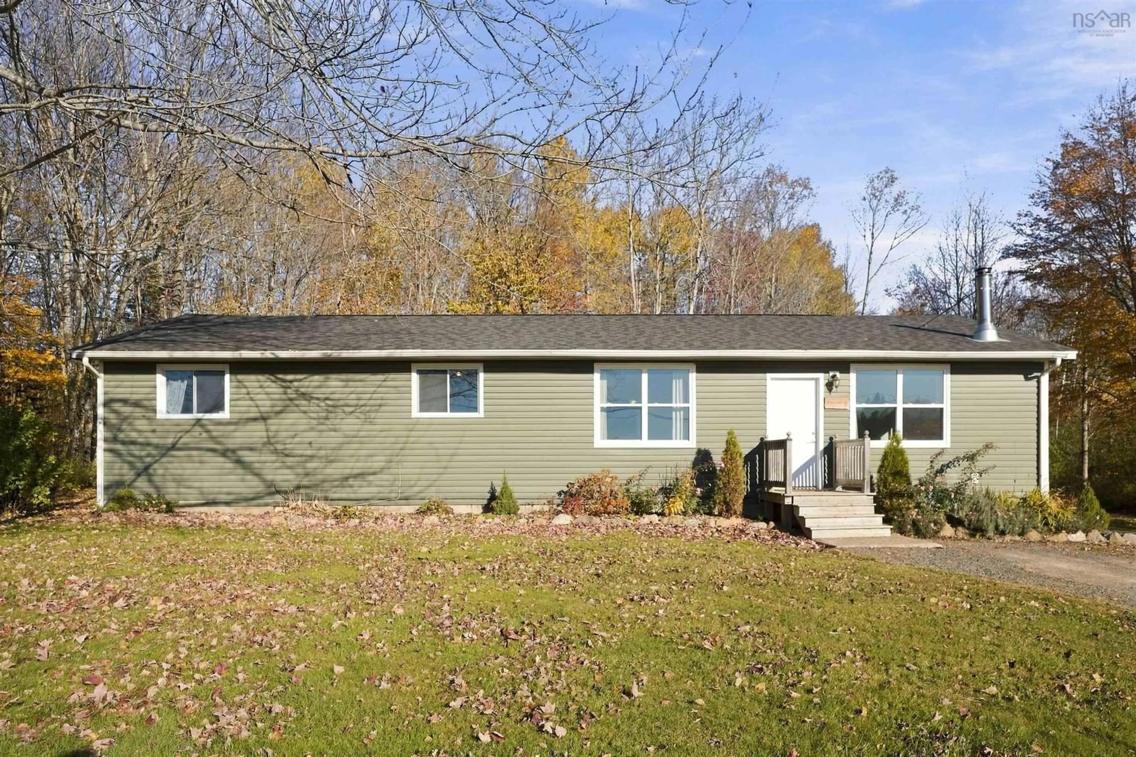 Home with vinyl exterior material, street for 89 Ratchford Rd, Waterville Nova Scotia B0P 1V0