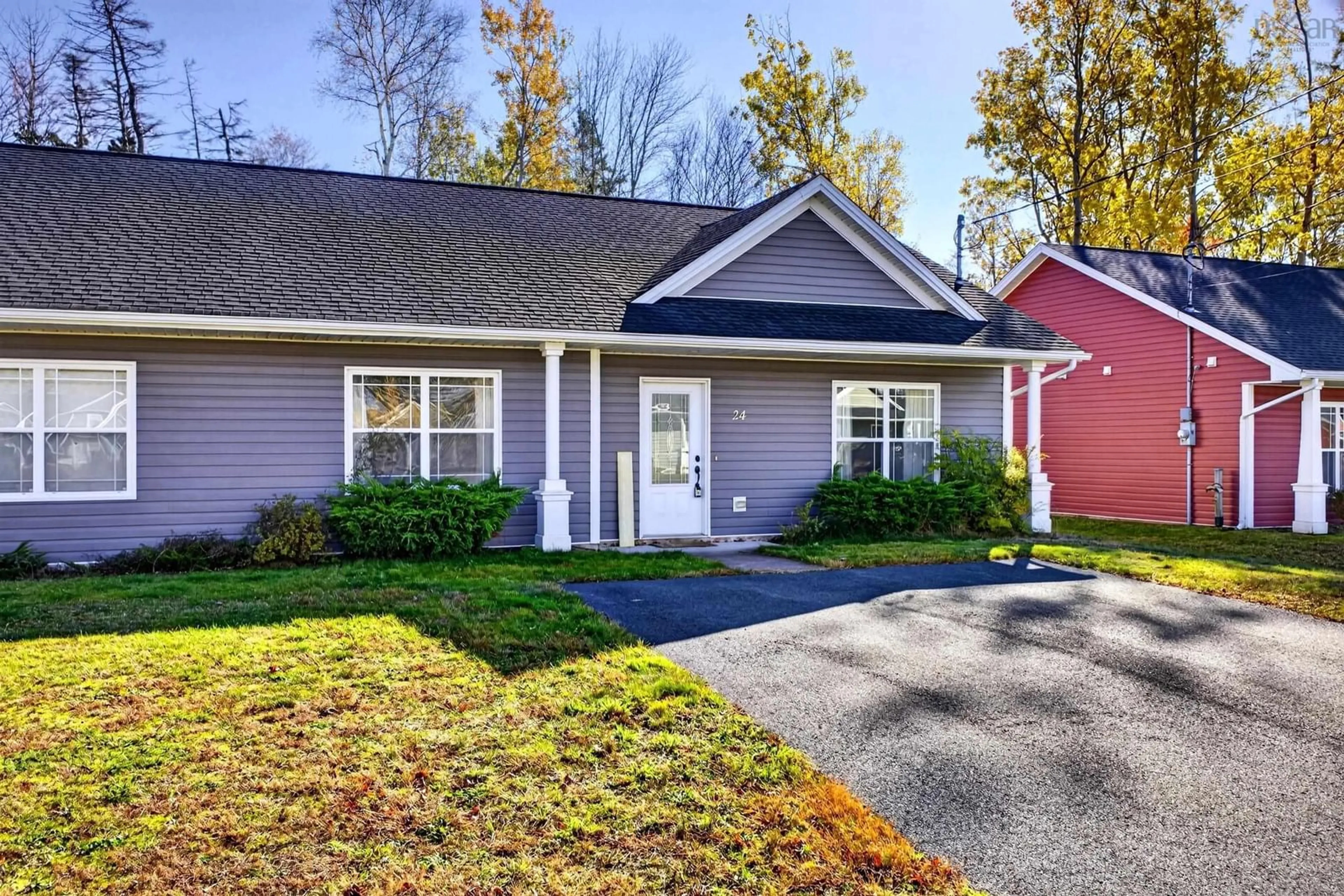 Home with vinyl exterior material, street for 24 Justamere Dr, Bible Hill Nova Scotia B2N 0G1
