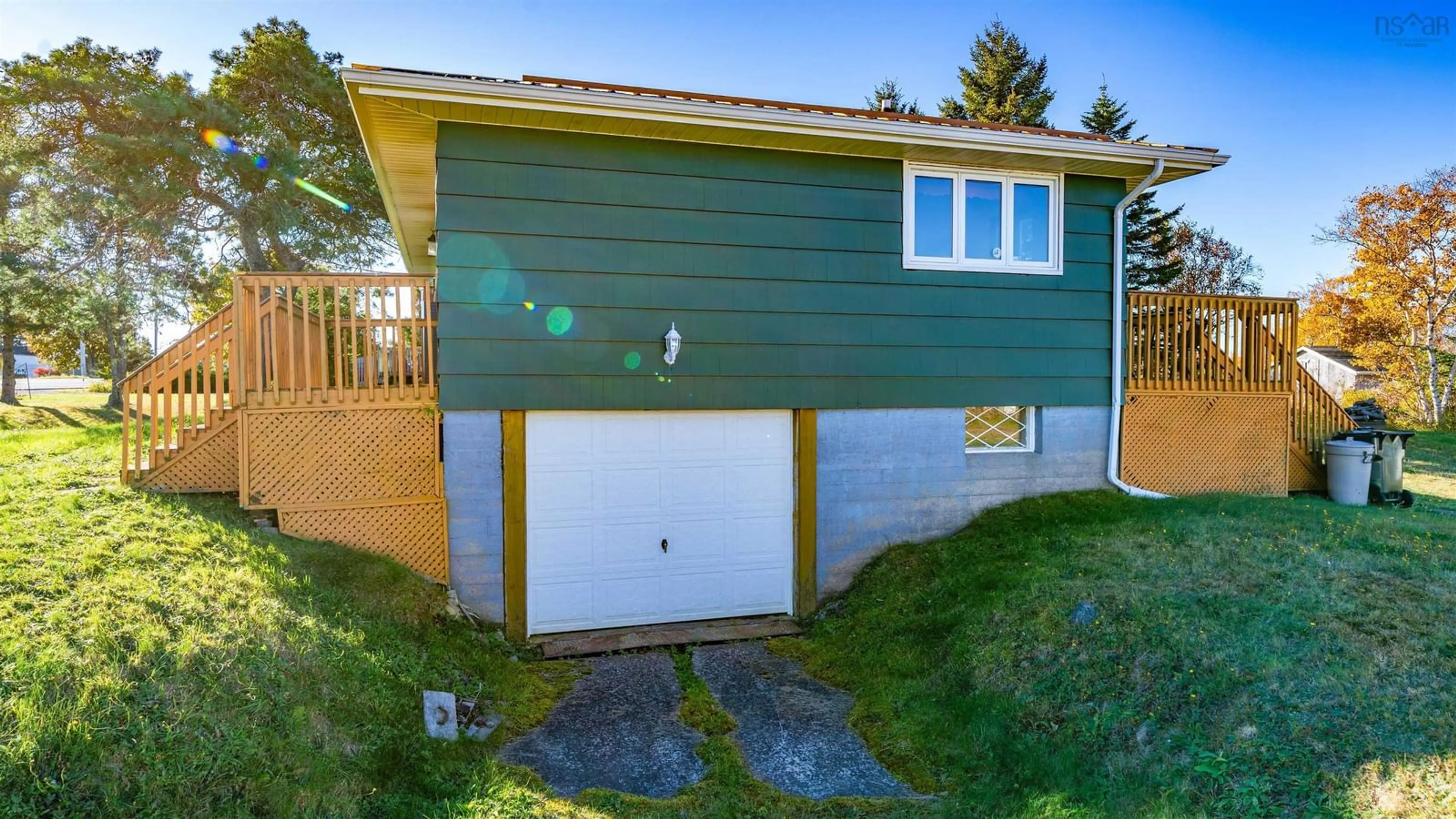 Home with vinyl exterior material, street for 1487 Terence Bay Rd, Terence Bay Nova Scotia B3T 2B4