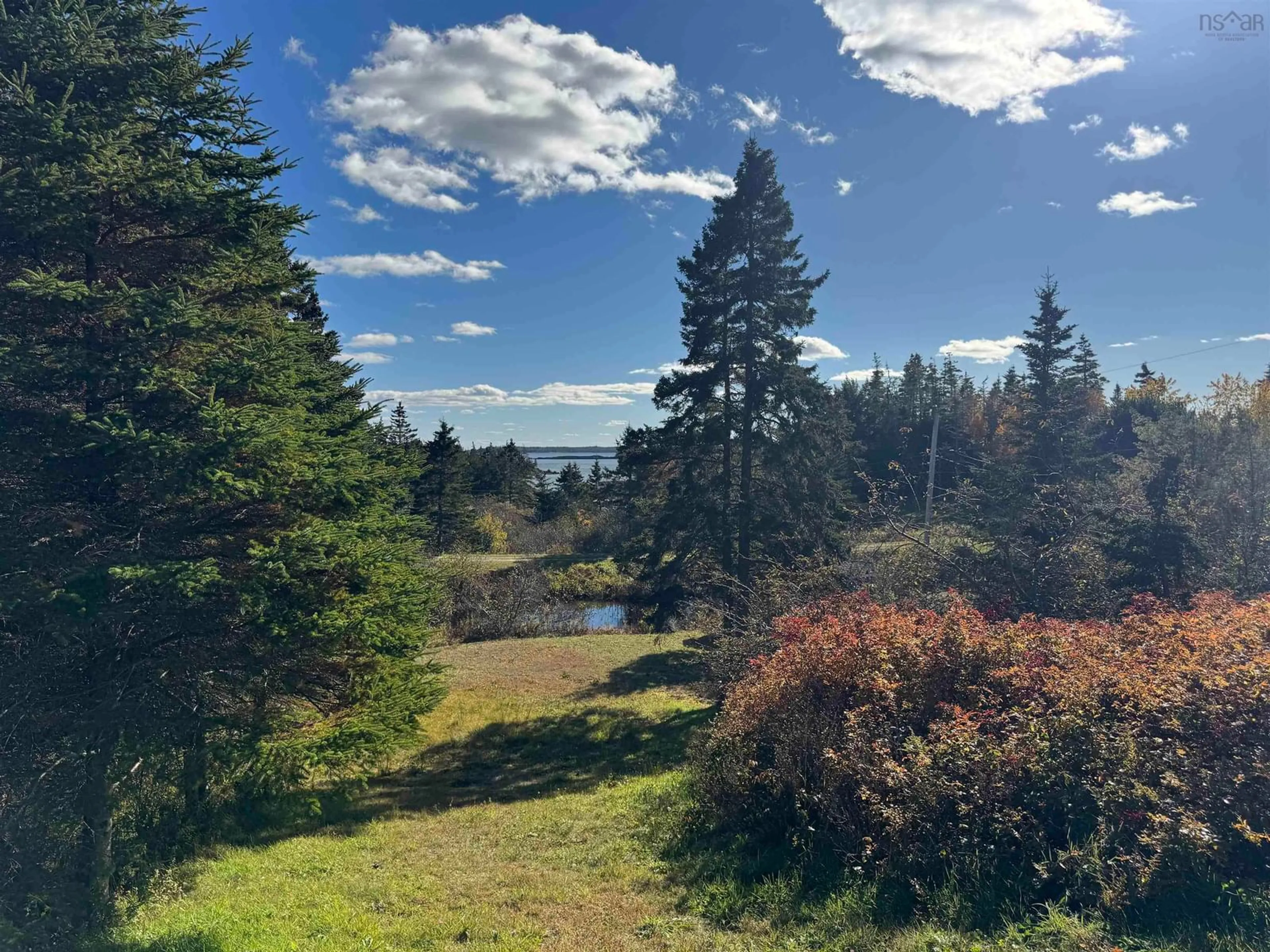 A pic from outside/outdoor area/front of a property/back of a property/a pic from drone, forest/trees view for 62 Monks Rd, East Ship Harbour Nova Scotia B0J 3H0