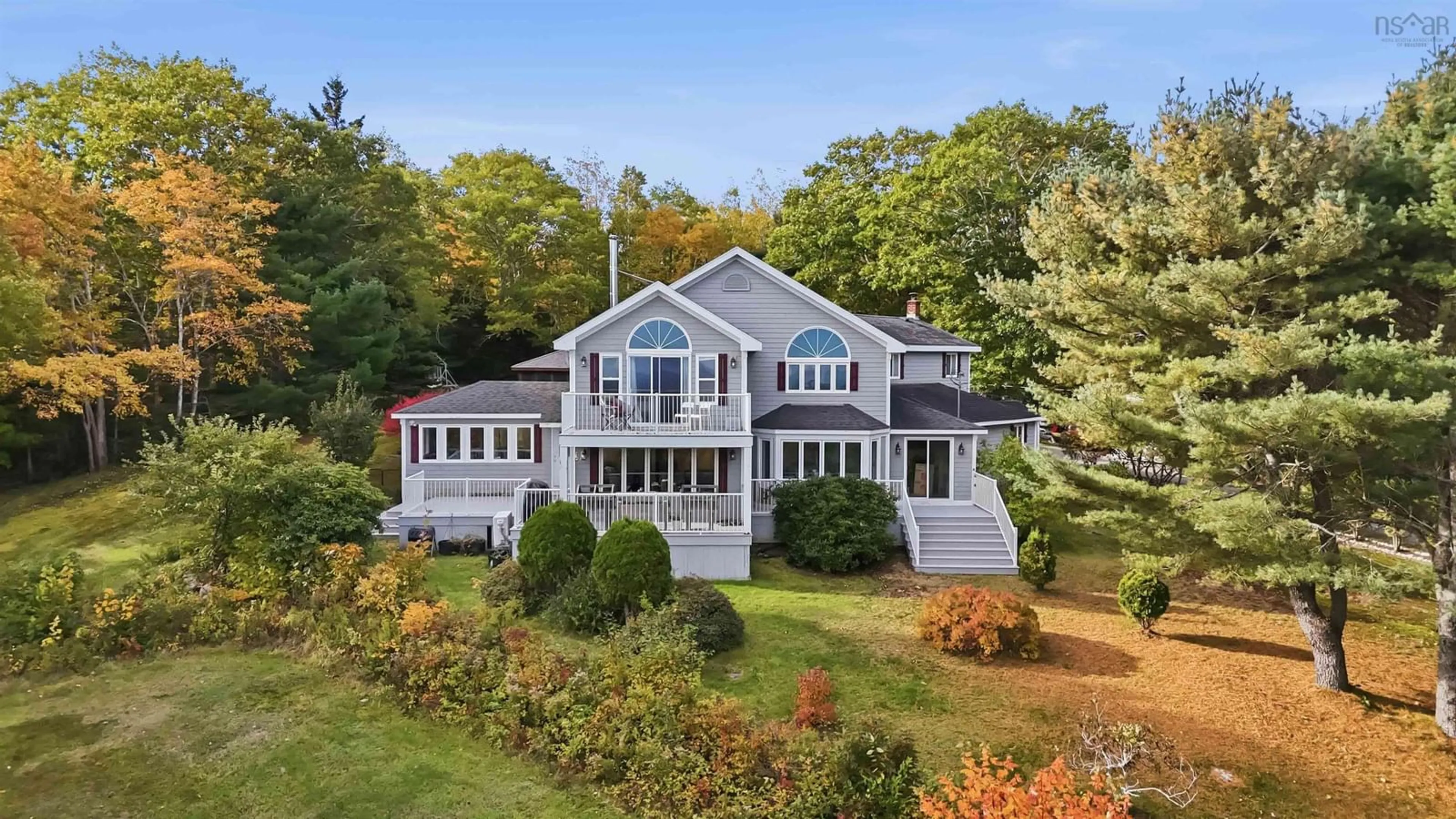 A pic from outside/outdoor area/front of a property/back of a property/a pic from drone, water/lake/river/ocean view for 1538 Highway 329, Birchy Head Nova Scotia B0J 1T0