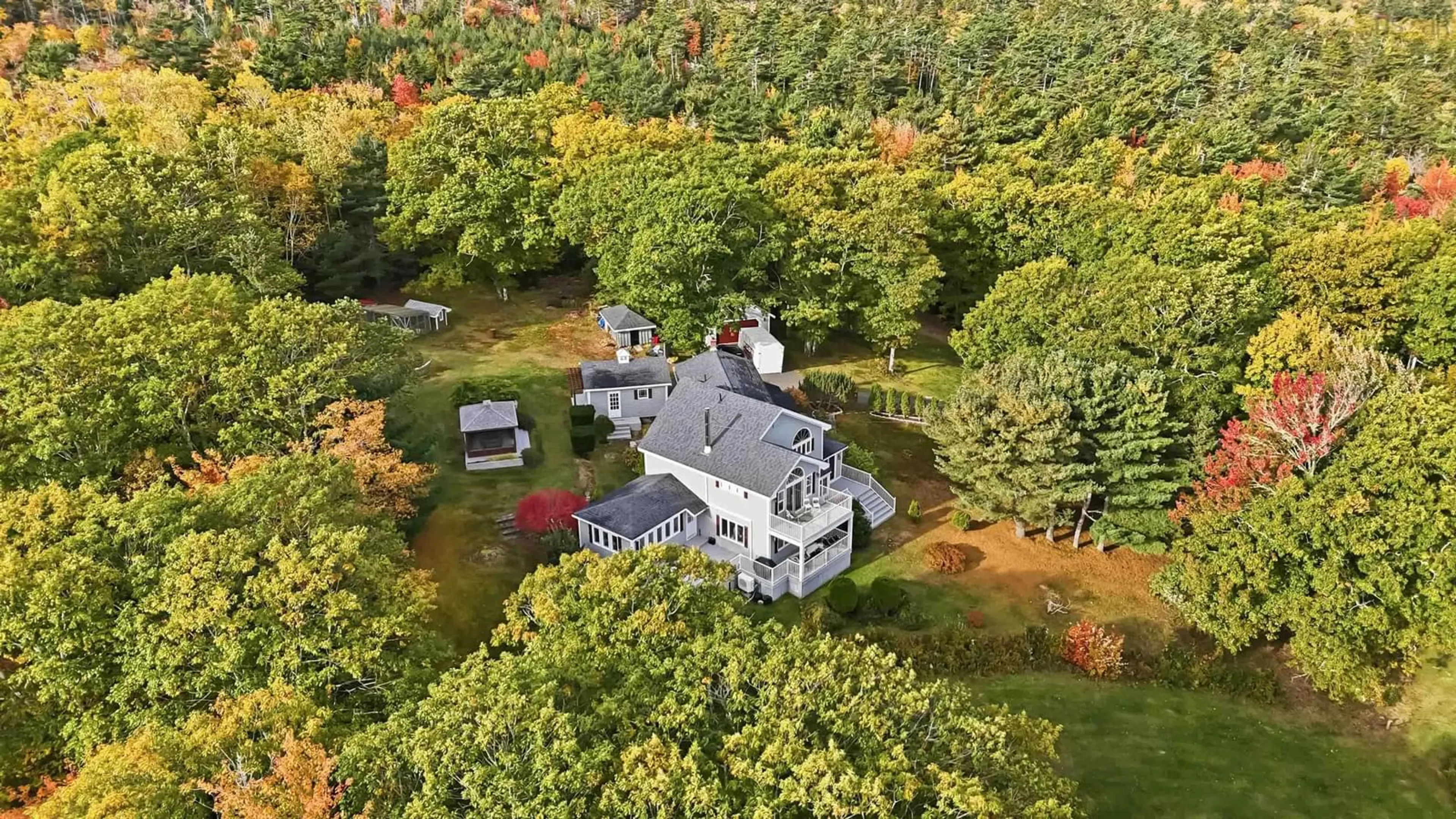 A pic from outside/outdoor area/front of a property/back of a property/a pic from drone, unknown for 1538 Highway 329, Birchy Head Nova Scotia B0J 1T0
