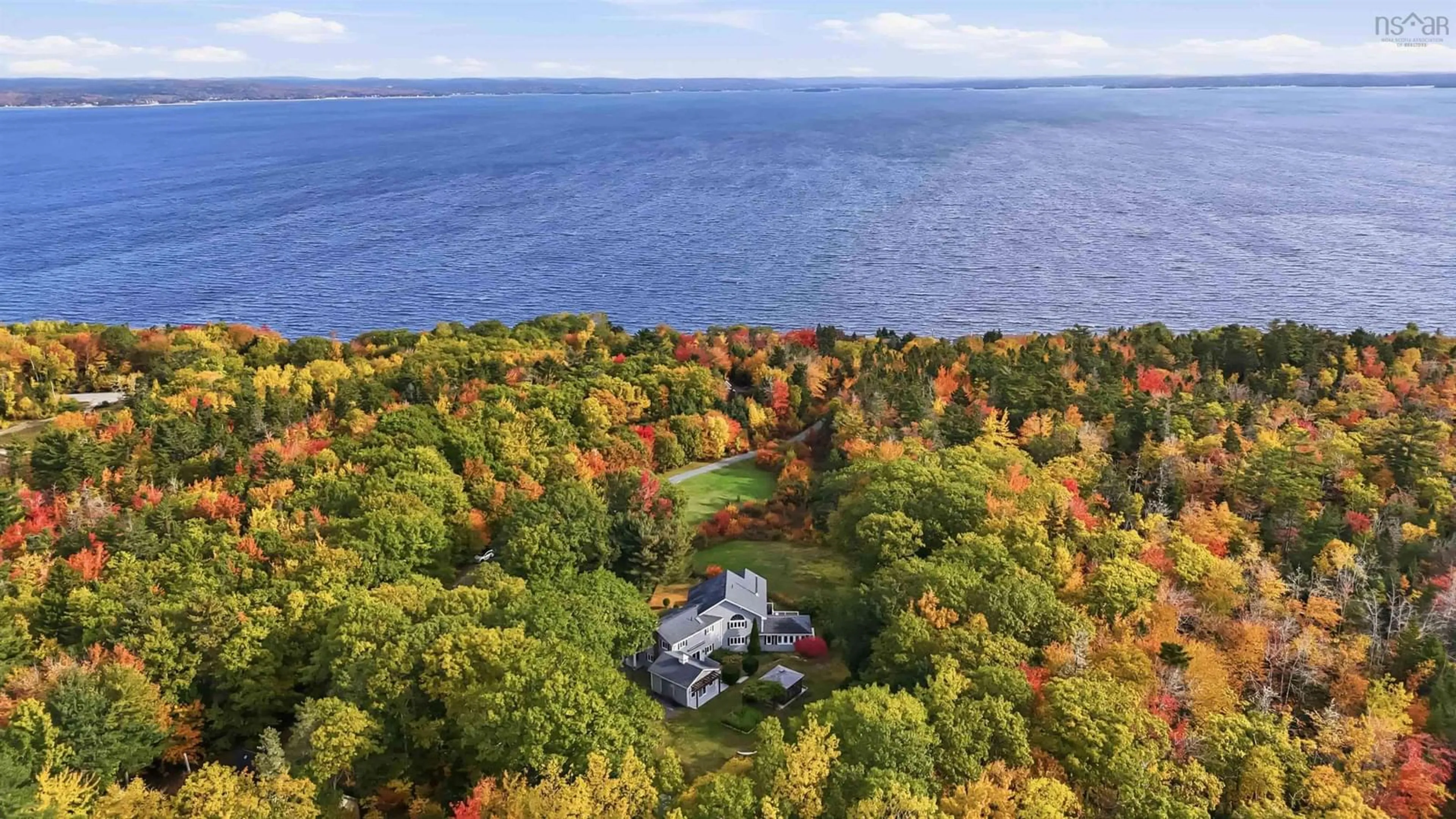 A pic from outside/outdoor area/front of a property/back of a property/a pic from drone, water/lake/river/ocean view for 1538 Highway 329, Birchy Head Nova Scotia B0J 1T0