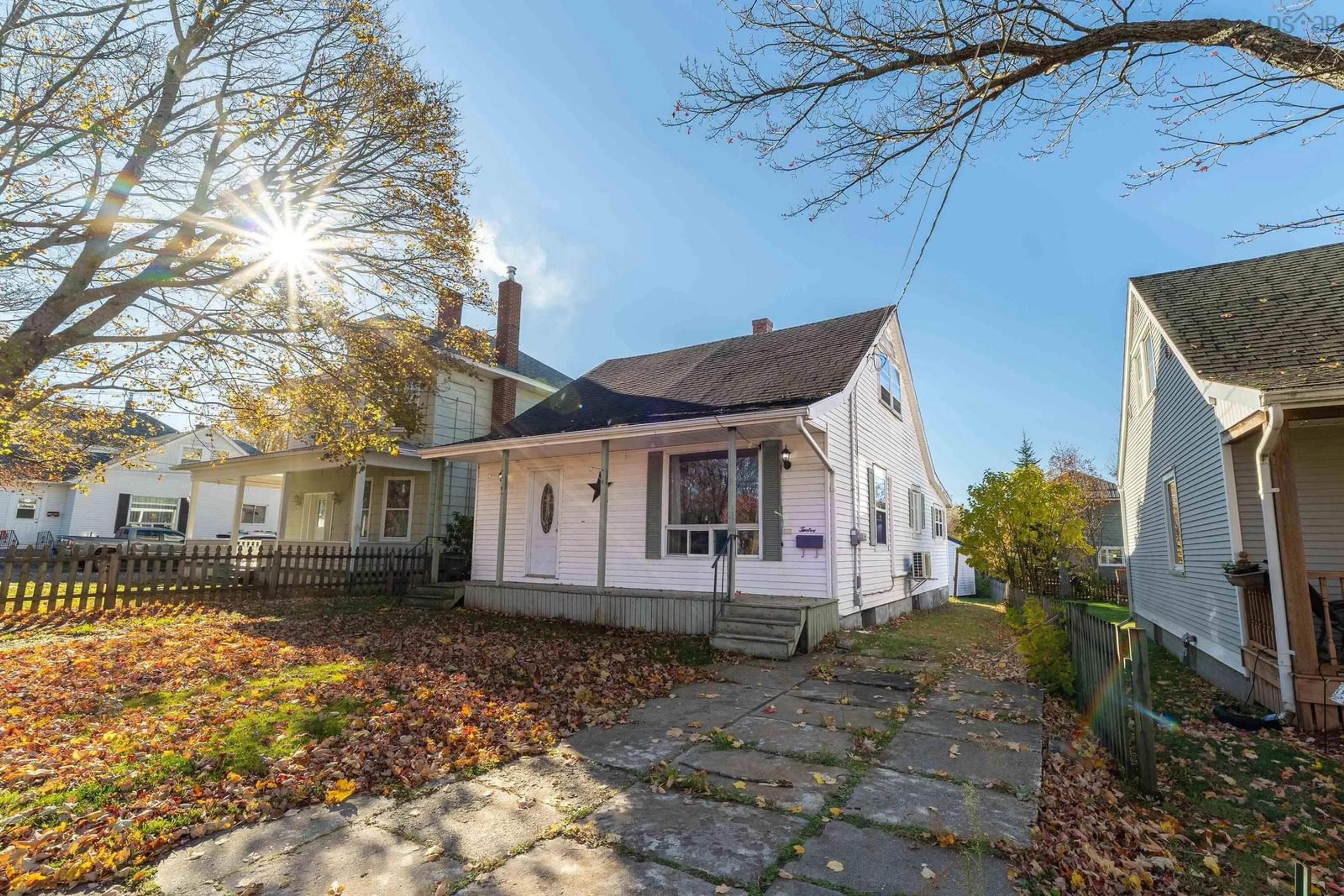 A pic from outside/outdoor area/front of a property/back of a property/a pic from drone, street for 12 Haliburton St, Amherst Nova Scotia B4H 2N7