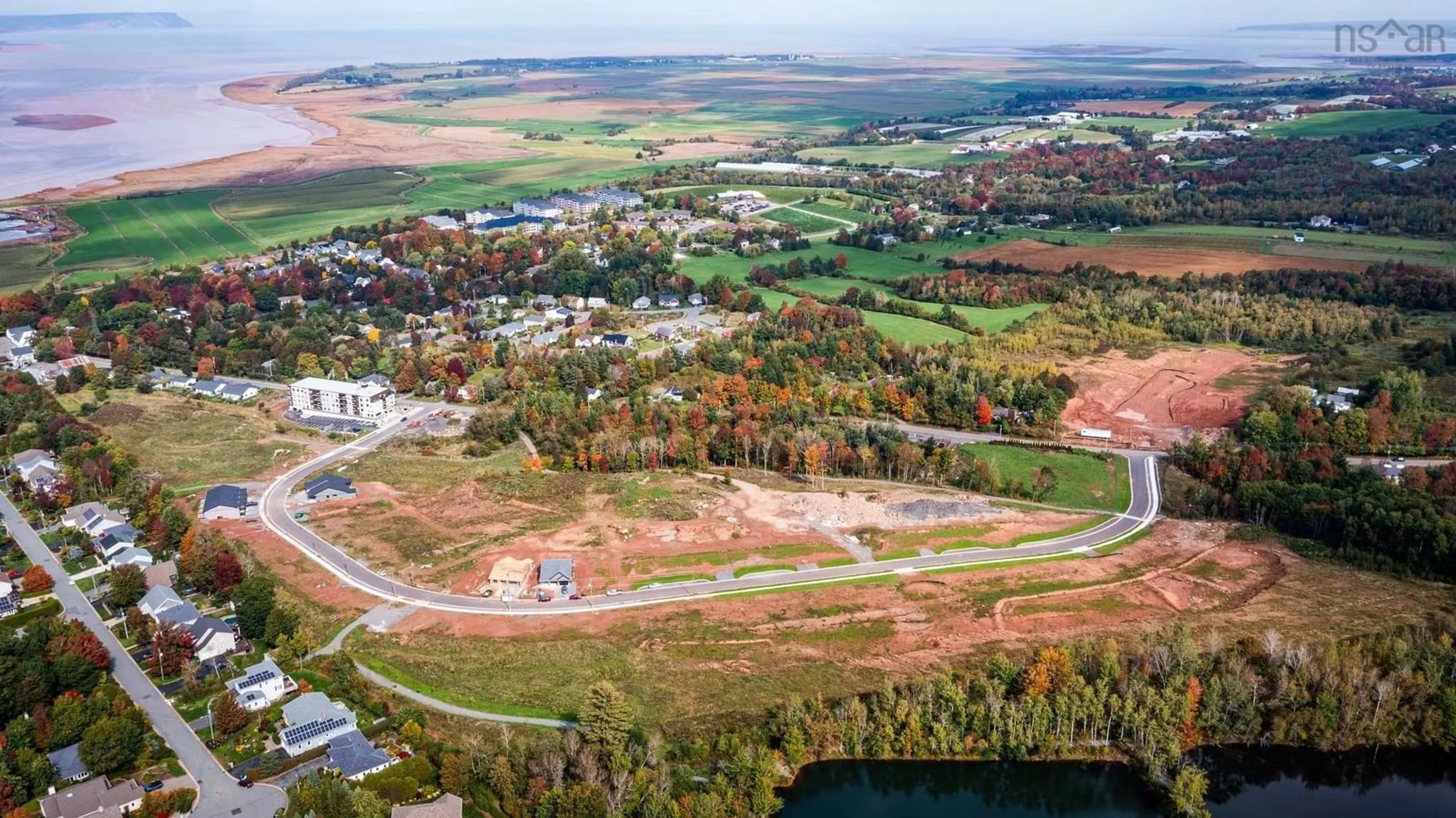 A pic from outside/outdoor area/front of a property/back of a property/a pic from drone, water/lake/river/ocean view for 40-46 Kenny Cres #Lot 10, Wolfville Nova Scotia B4P 0P4