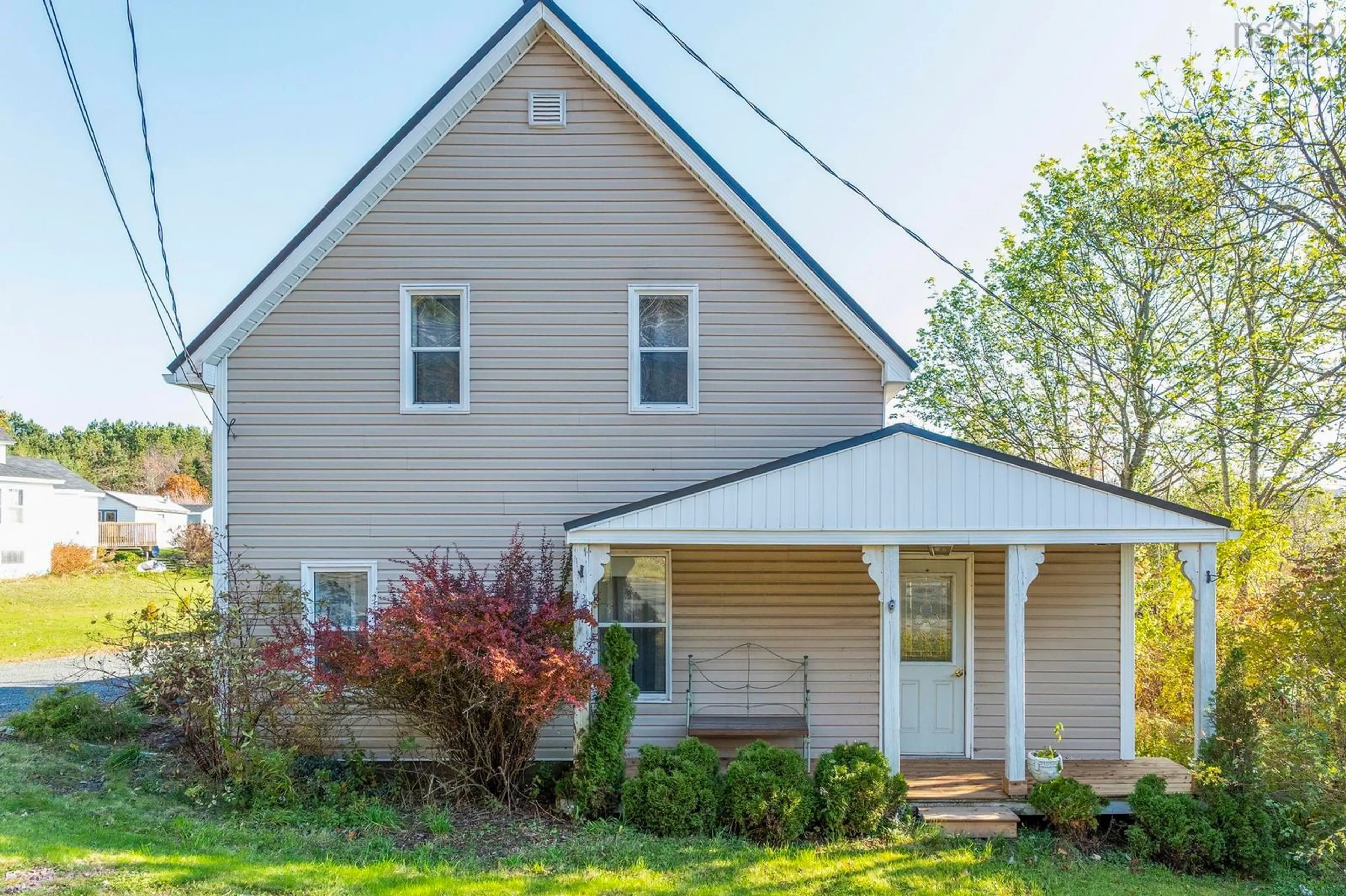 Home with vinyl exterior material, street for 5158 Stellarton Trafalgar Rd, Eureka Nova Scotia B0K 1B0