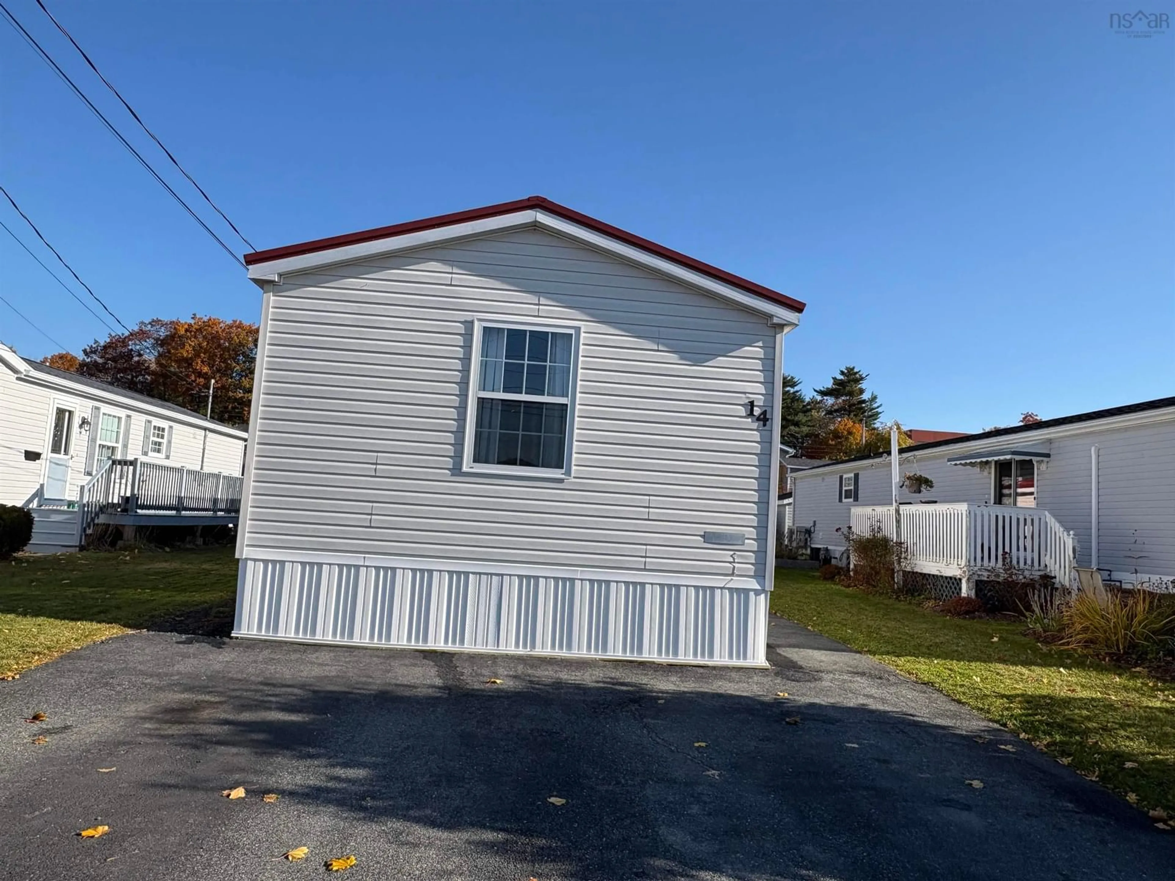 Home with vinyl exterior material, street for 14 Belmont Dr, Bridgewater Nova Scotia B4V 4E5