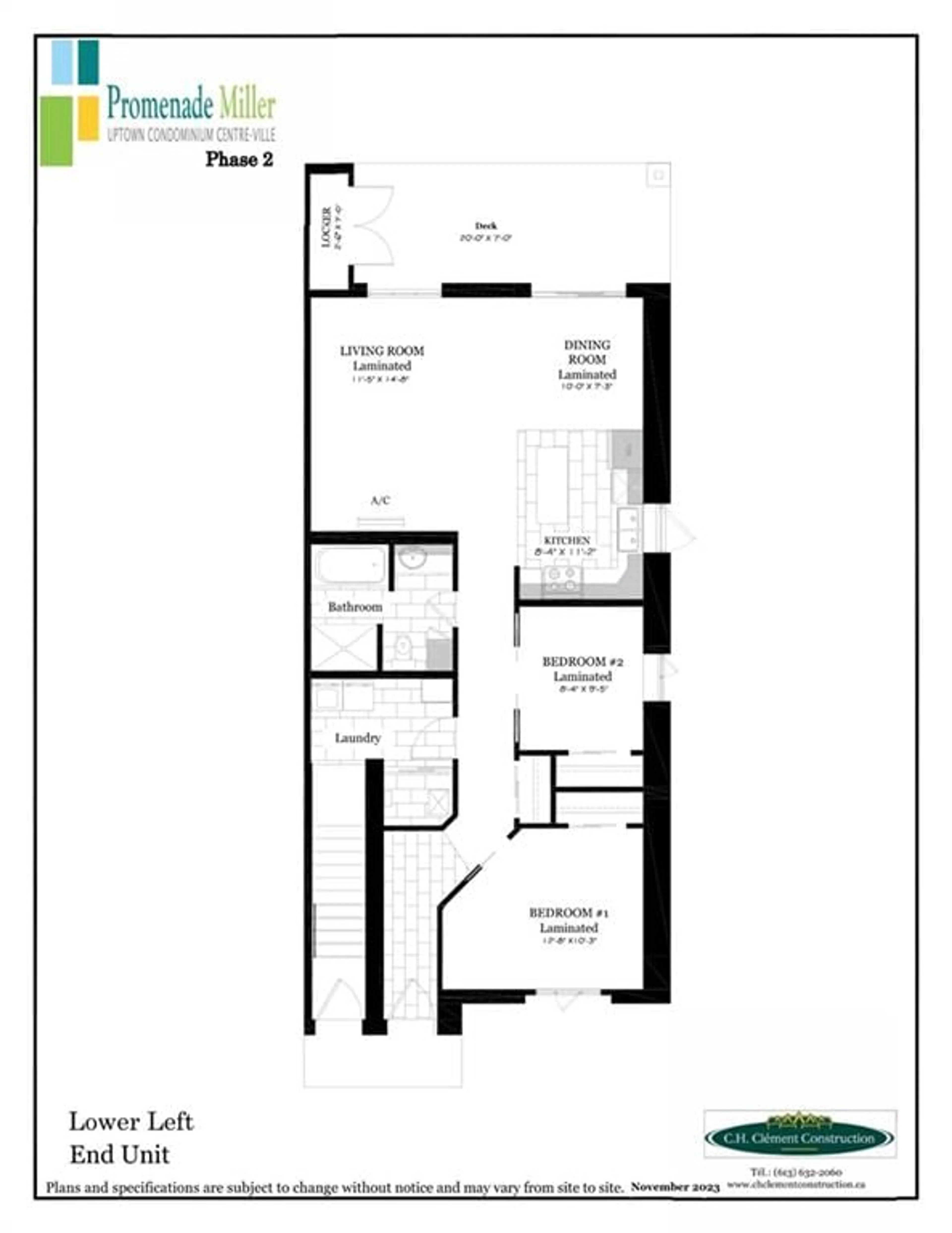 Floor plan for U1-2.0 WATER St, Cornwall Ontario K6H 0G2