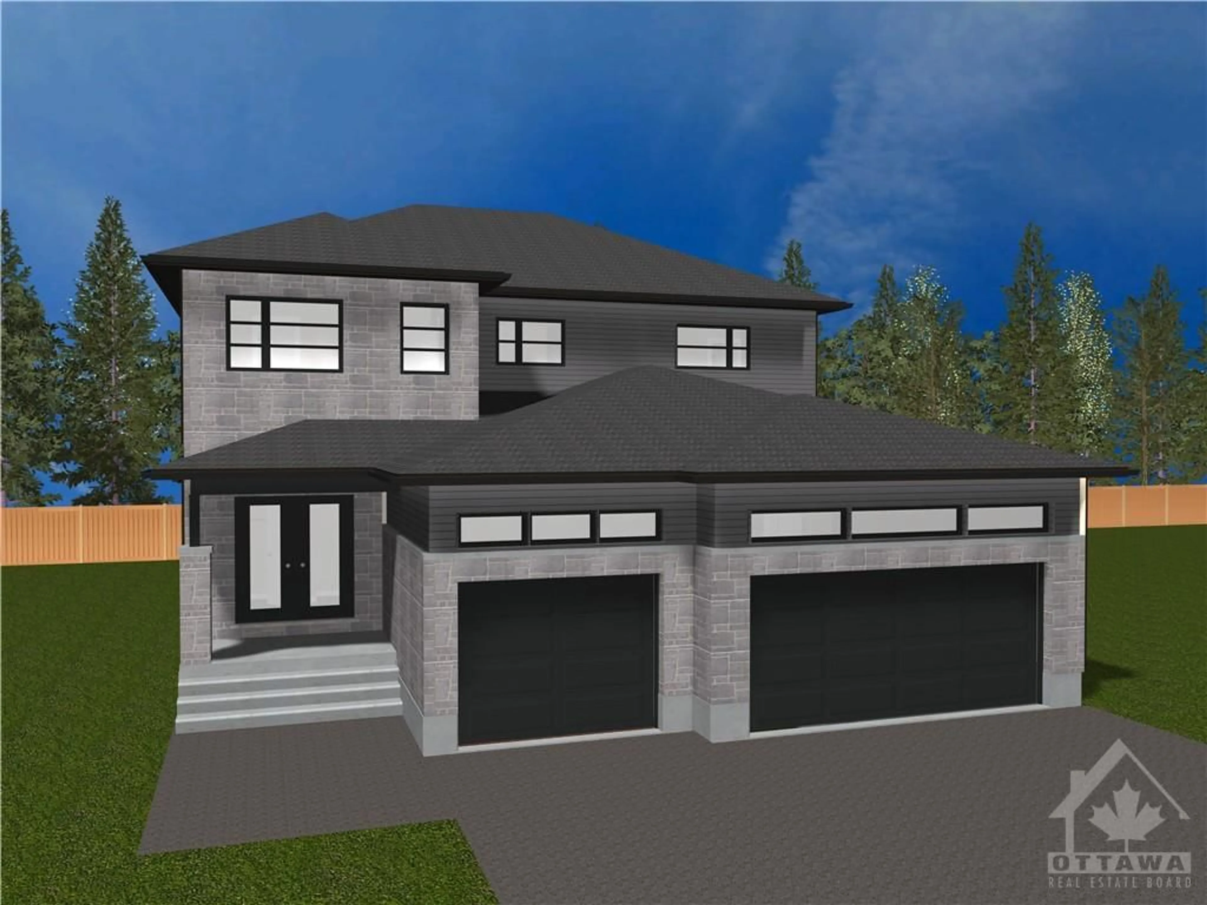 Frontside or backside of a home for 344 MOONLIGHT Dr, Russell Ontario K4R 1E5