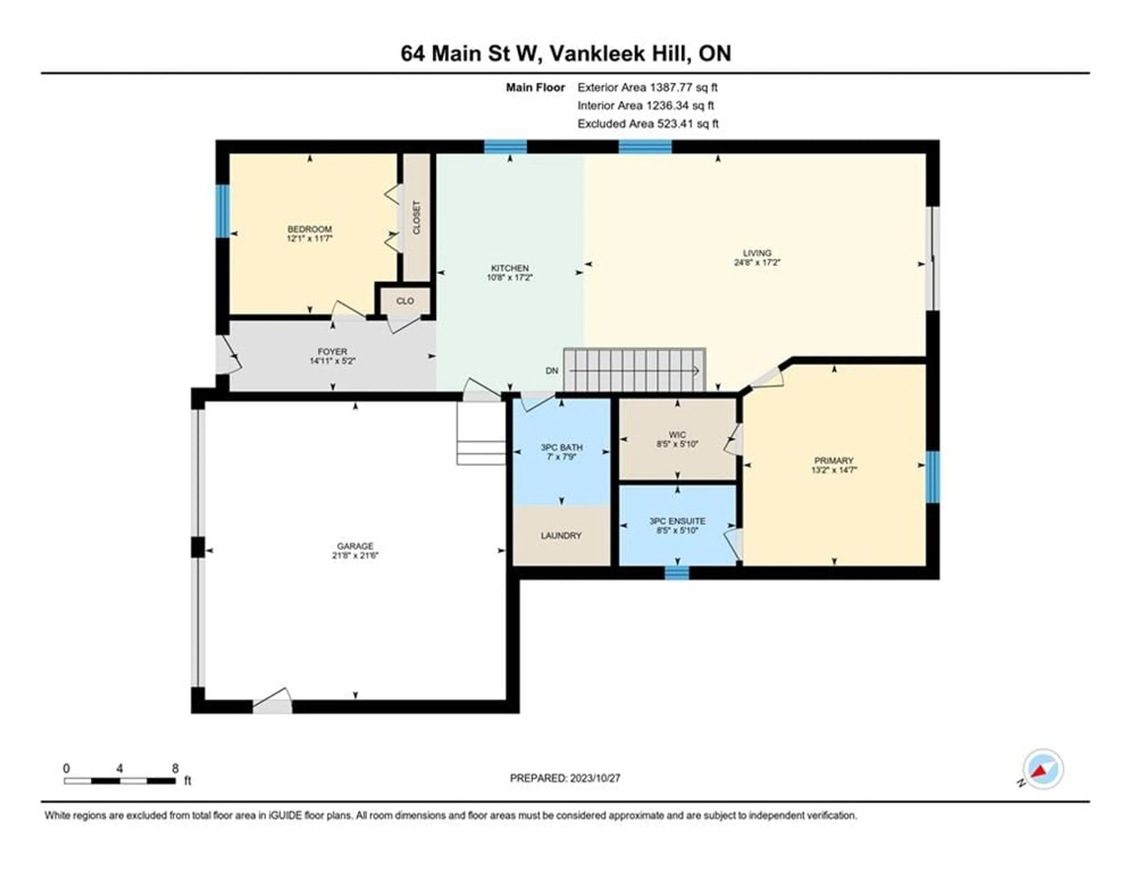 Floor plan for 64 MAIN St, Vankleek Hill Ontario K0B 1R0