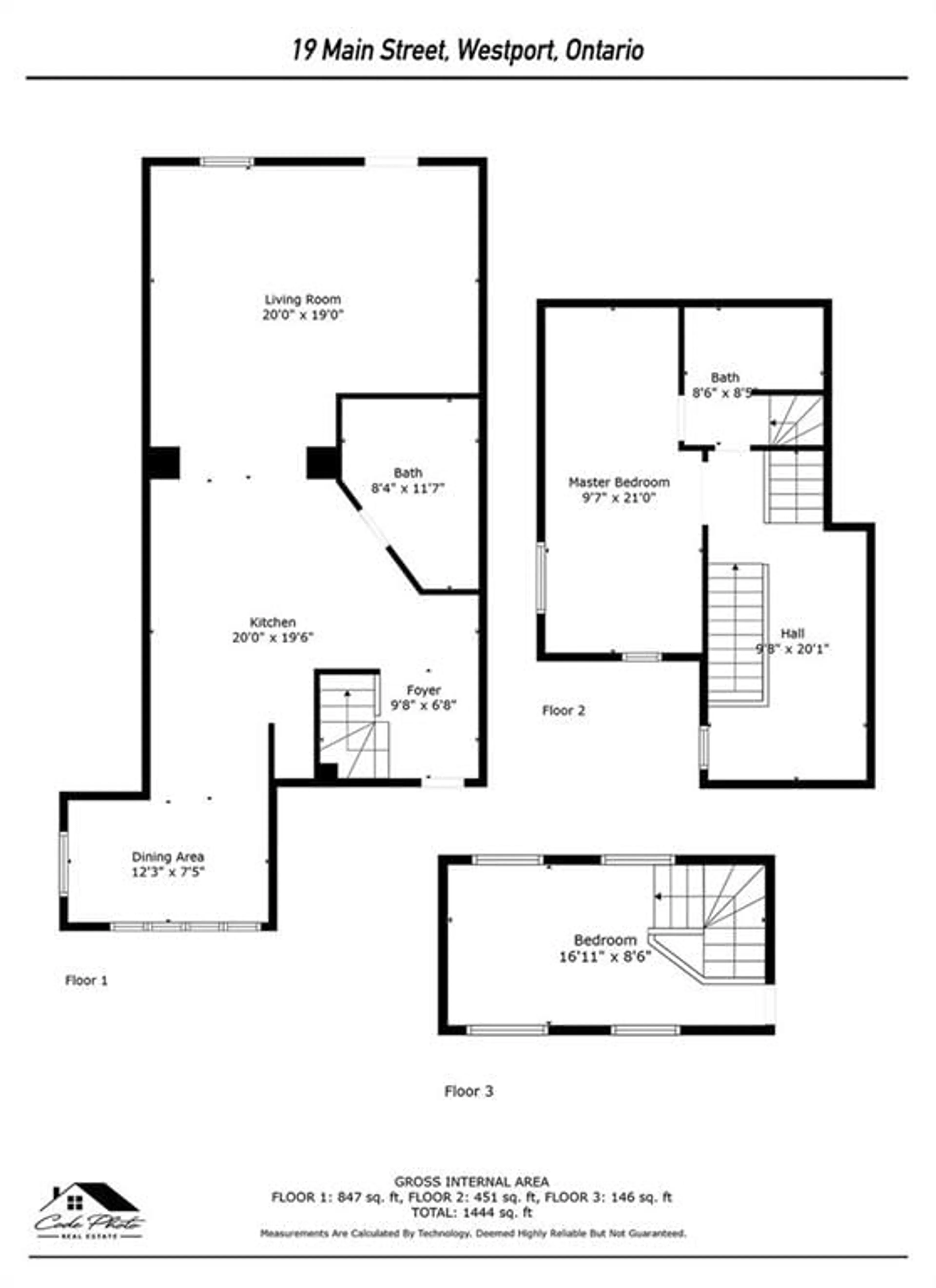 Floor plan for 19 MAIN St #6, Westport Ontario K0G 1X0