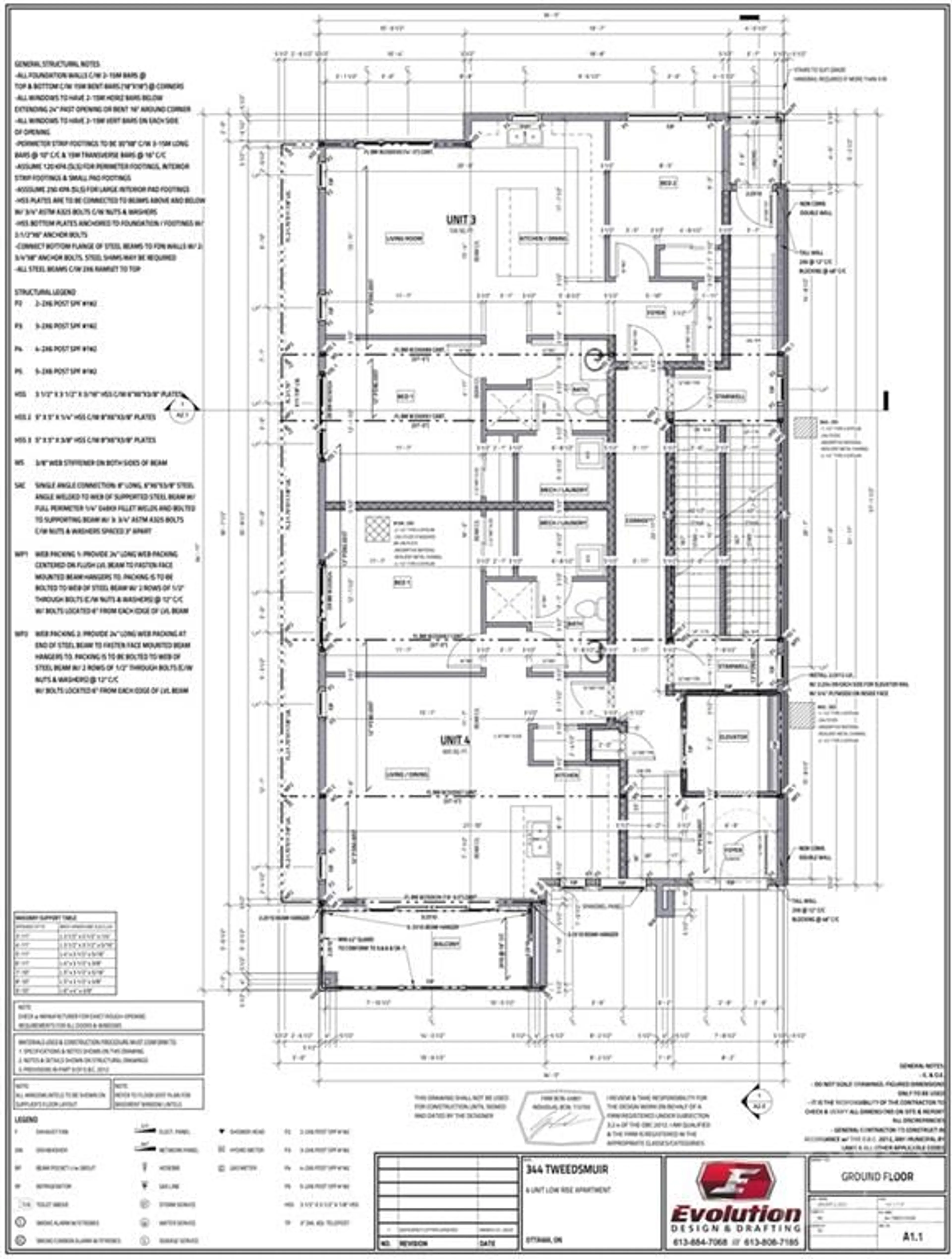 Floor plan for 344 TWEEDSMUIR Ave, Ottawa Ontario K1Z 5N4