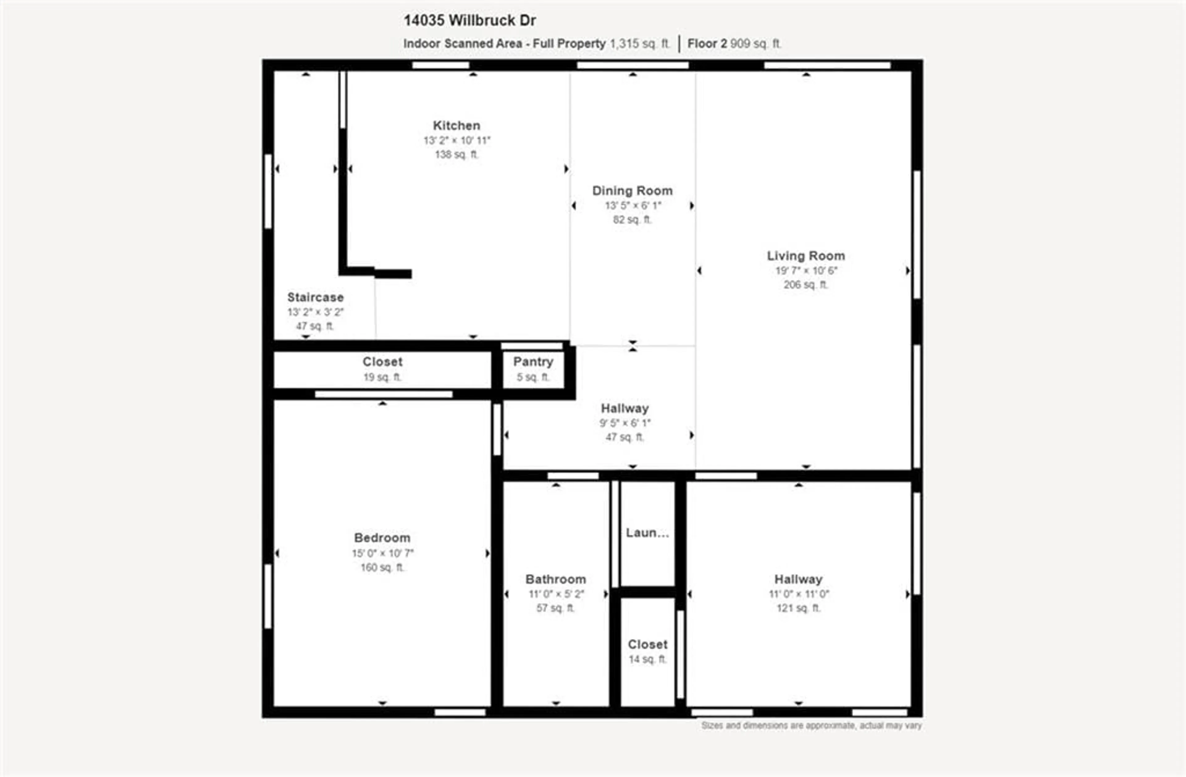 Floor plan for 14035 WILLBRUCK Dr, Morrisburg Ontario K0C 1M0