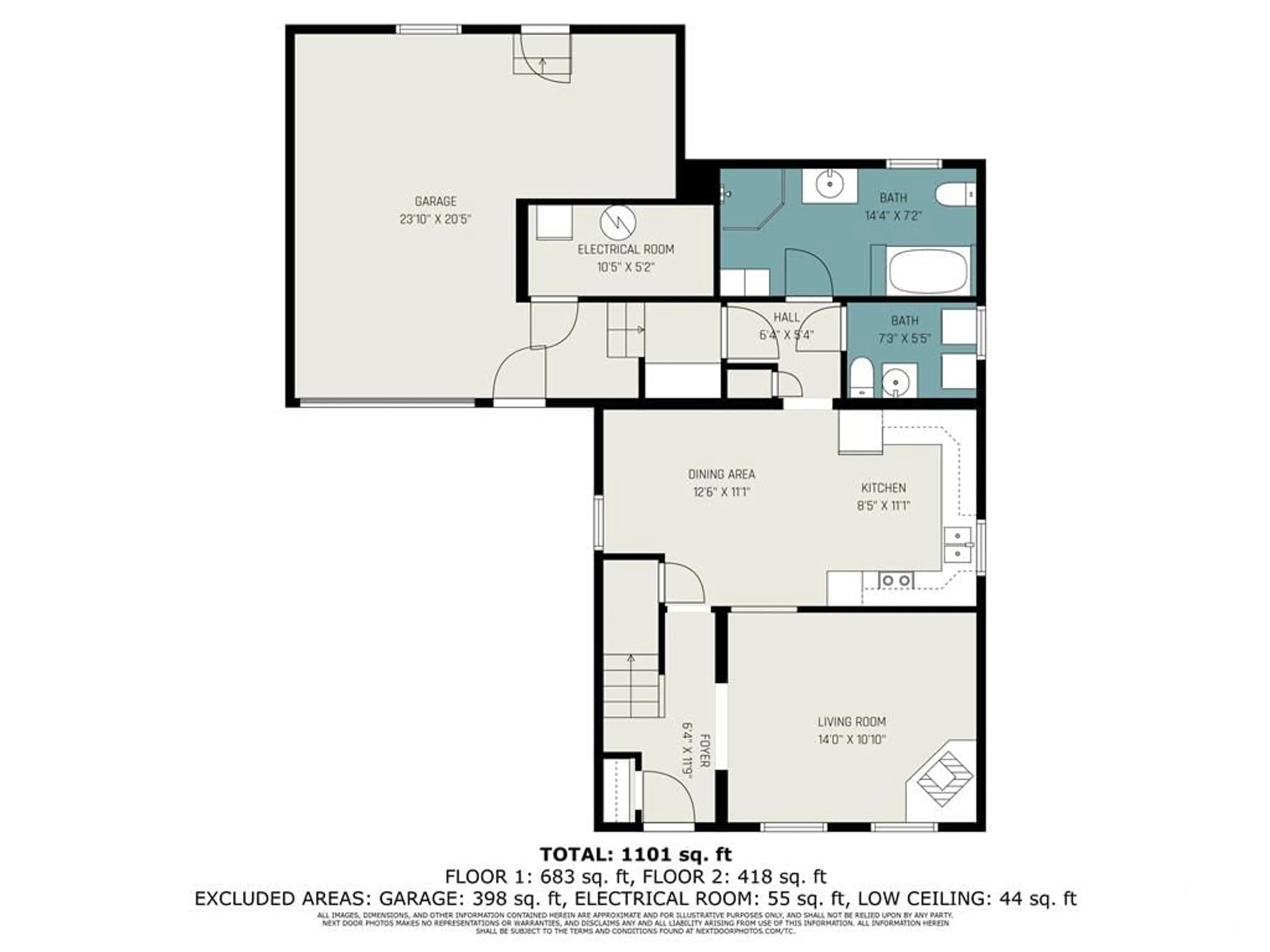 Floor plan for 1175 LABROSSE St, St Eugene Ontario K0B 1P0