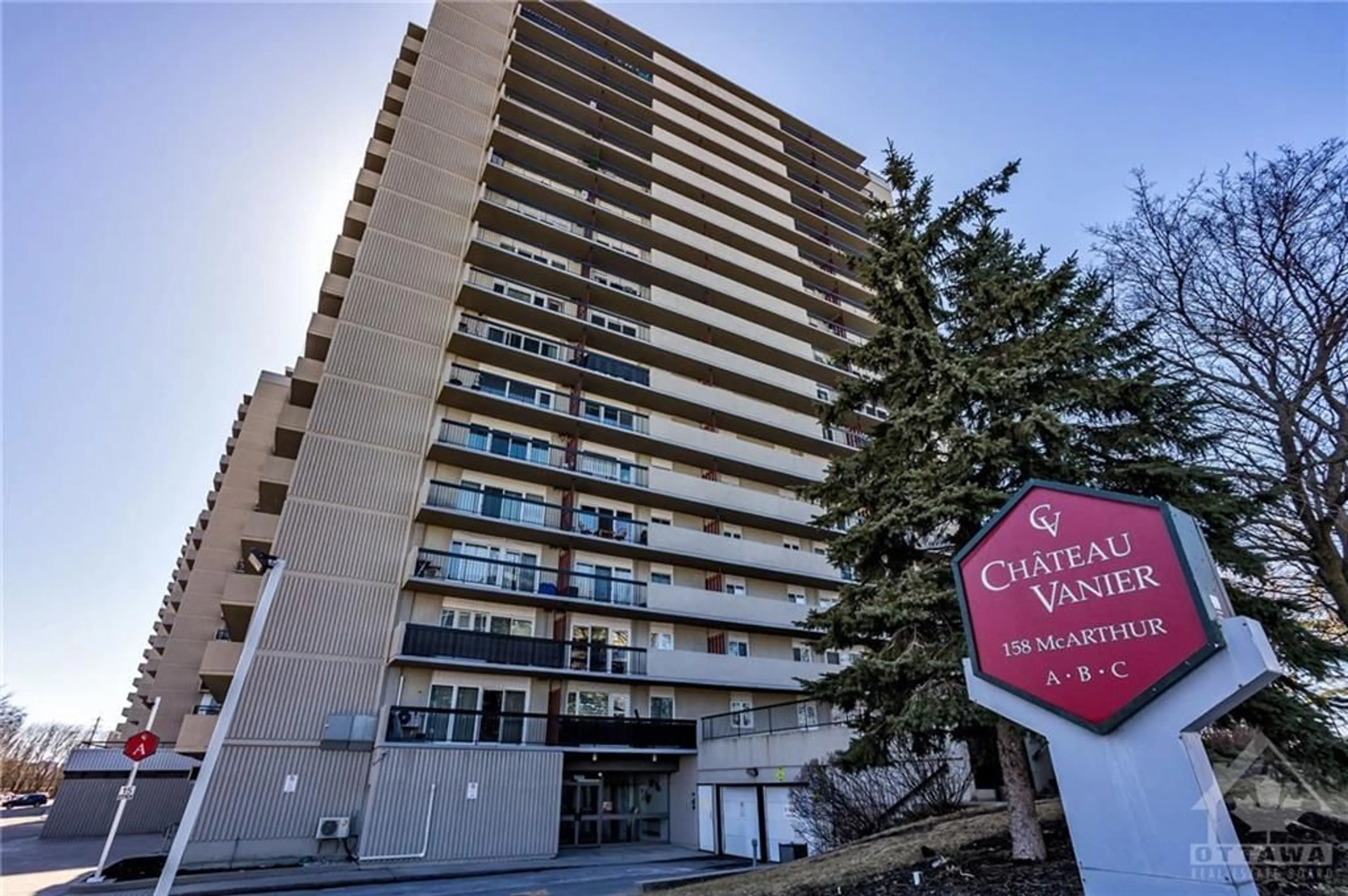 A pic from exterior of the house or condo for 158A MCARTHUR Ave #405, Ottawa Ontario K1L 7E7