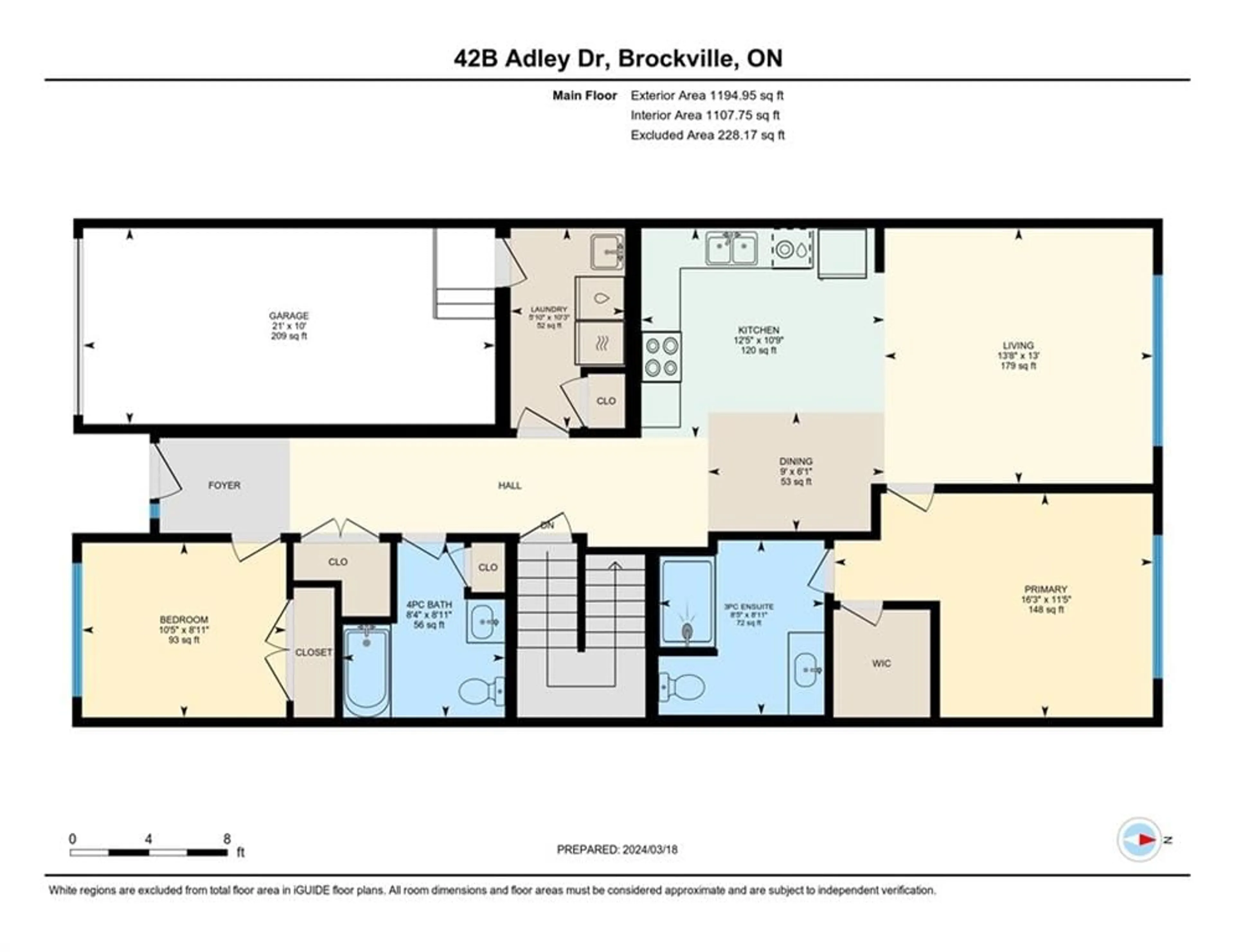 Floor plan for 146 ADLEY Dr, Brockville Ontario K6V 7J2