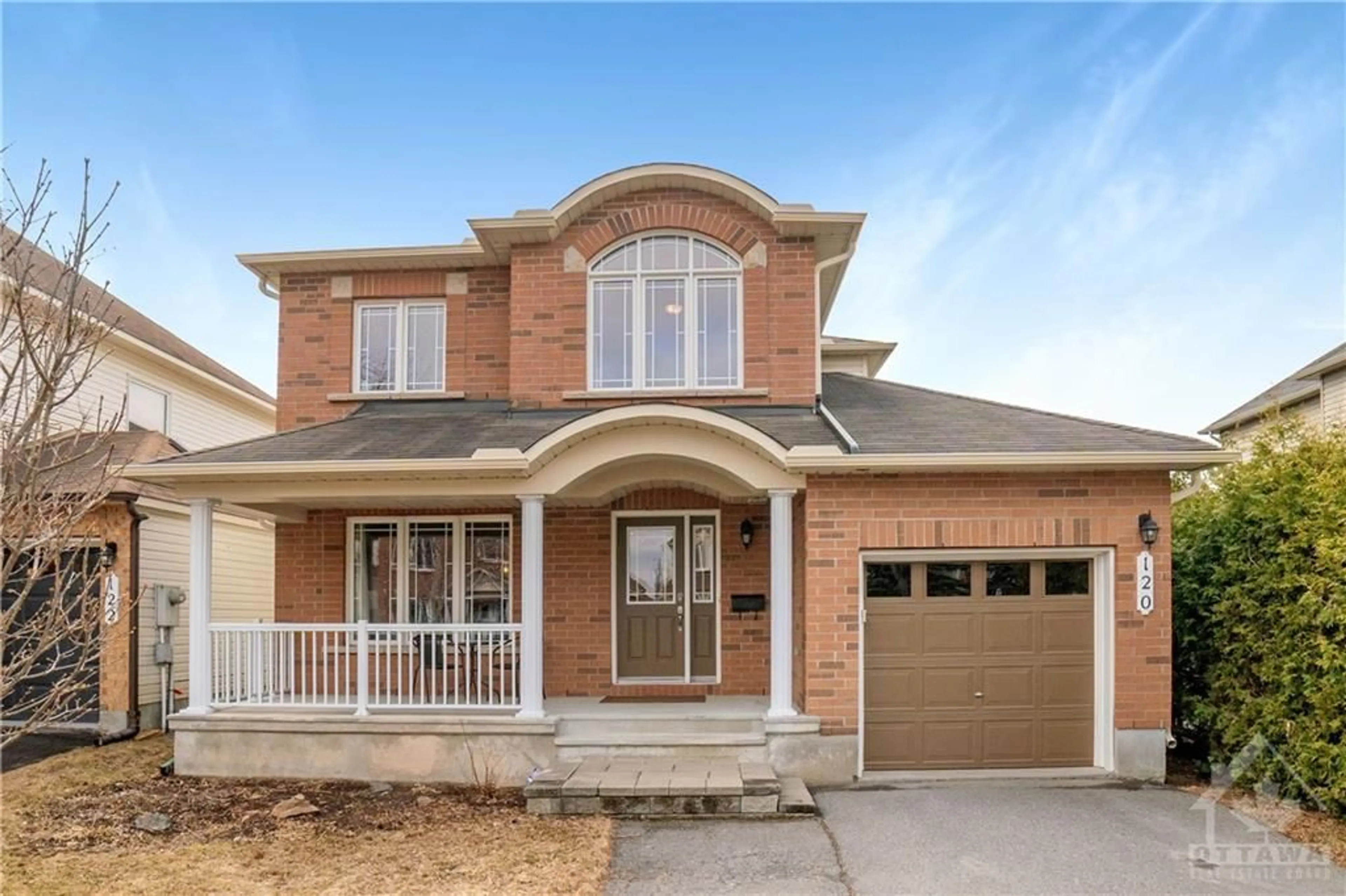 Home with brick exterior material for 120 WHERNSIDE Terr, Ottawa Ontario K2W 0C7
