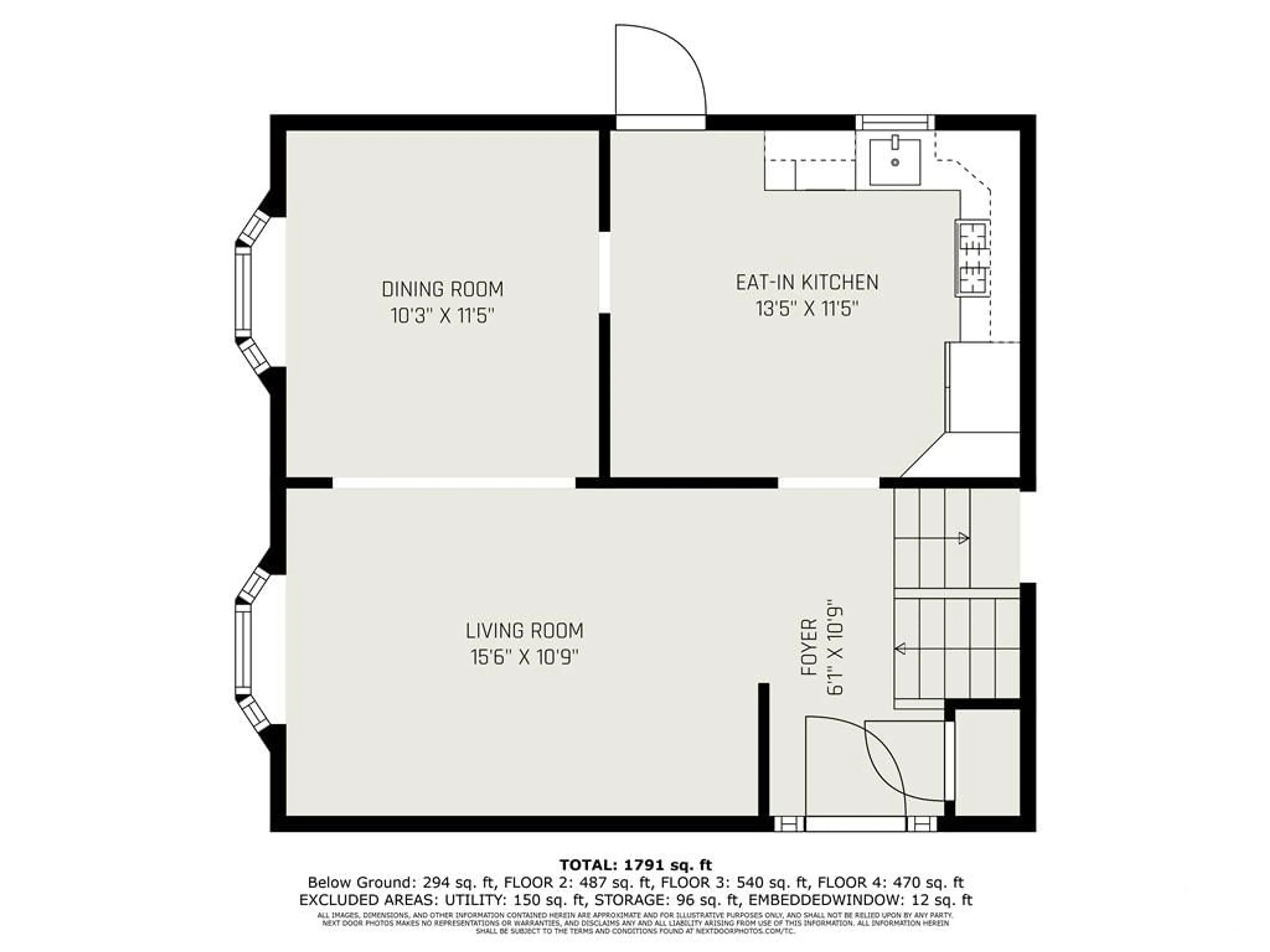 Floor plan for 1490 TENTH LINE Rd, Ottawa Ontario K1E 2H6