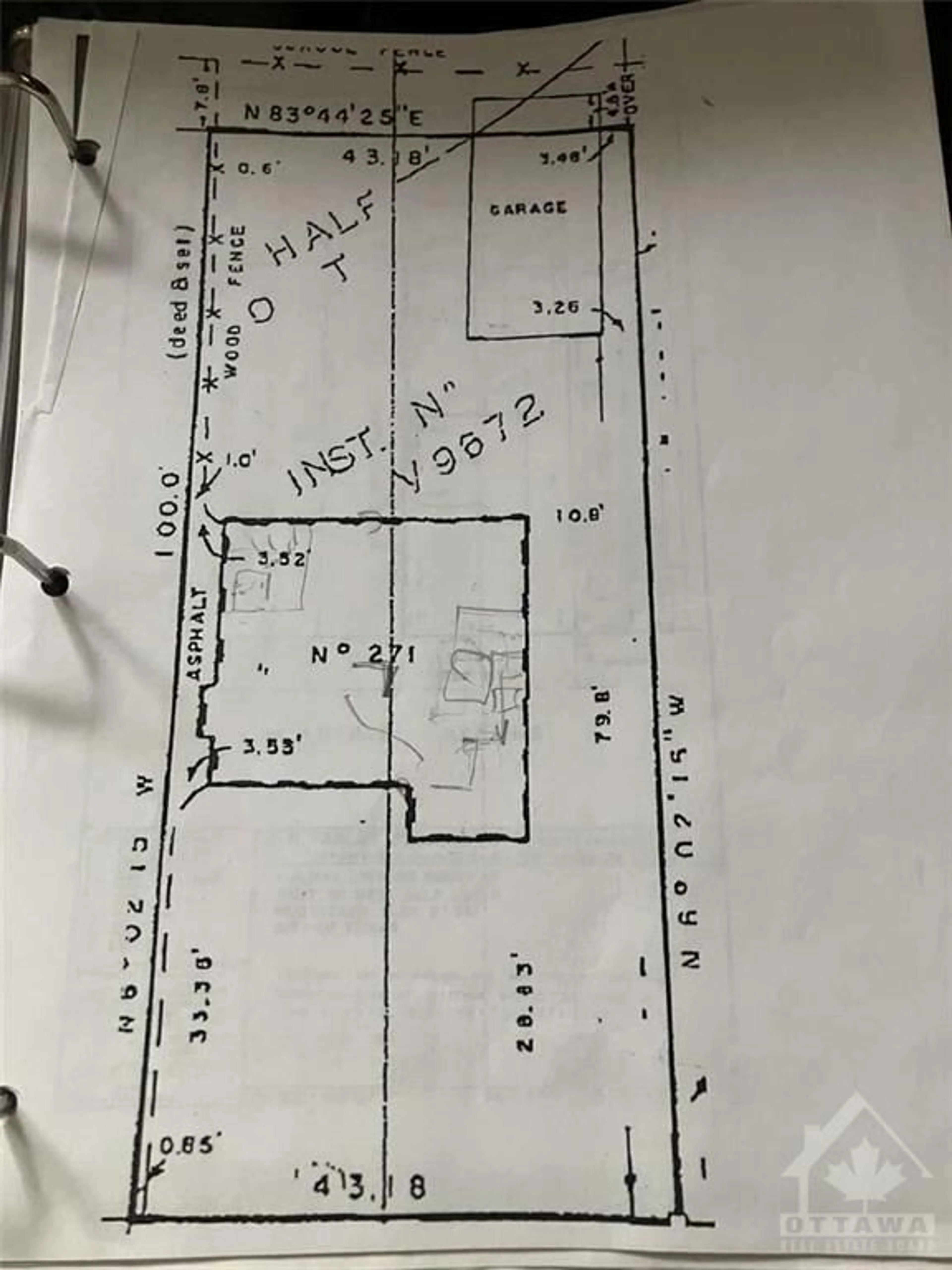 Floor plan for 271 MCARTHUR Ave, Ottawa Ontario K1L 6P3