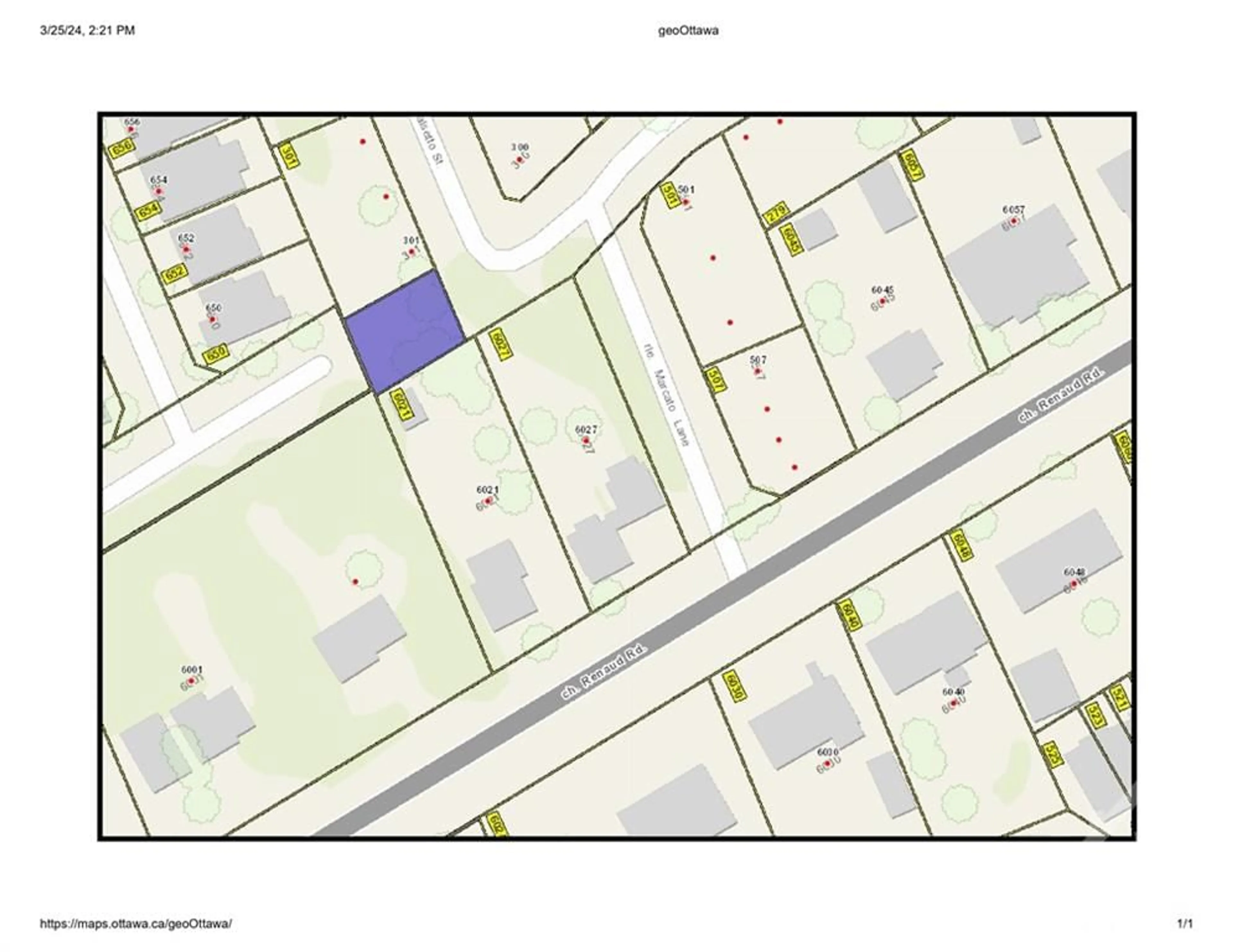 Floor plan for 6027 RENAUD Rd, Ottawa Ontario K1C 7G4