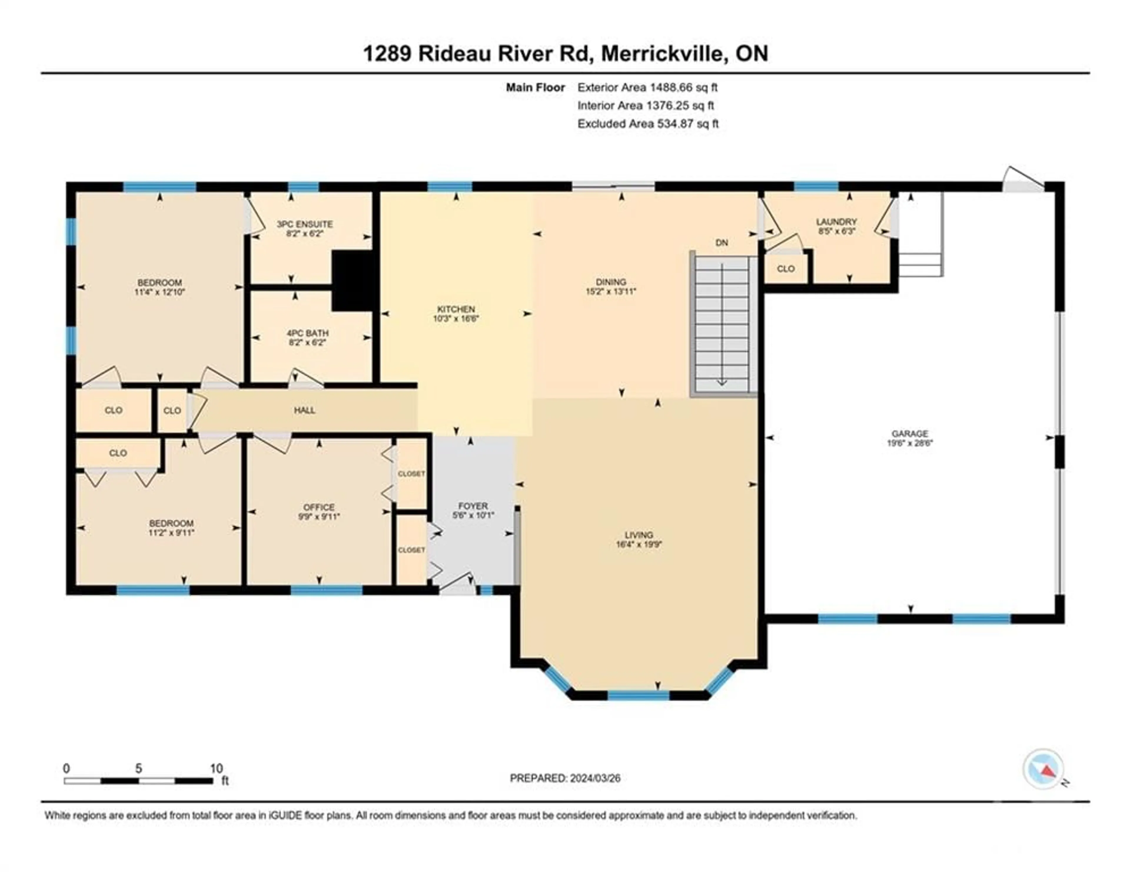 Floor plan for 1289 RIDEAU RIVER Rd, Merrickville Ontario K0G 1N0