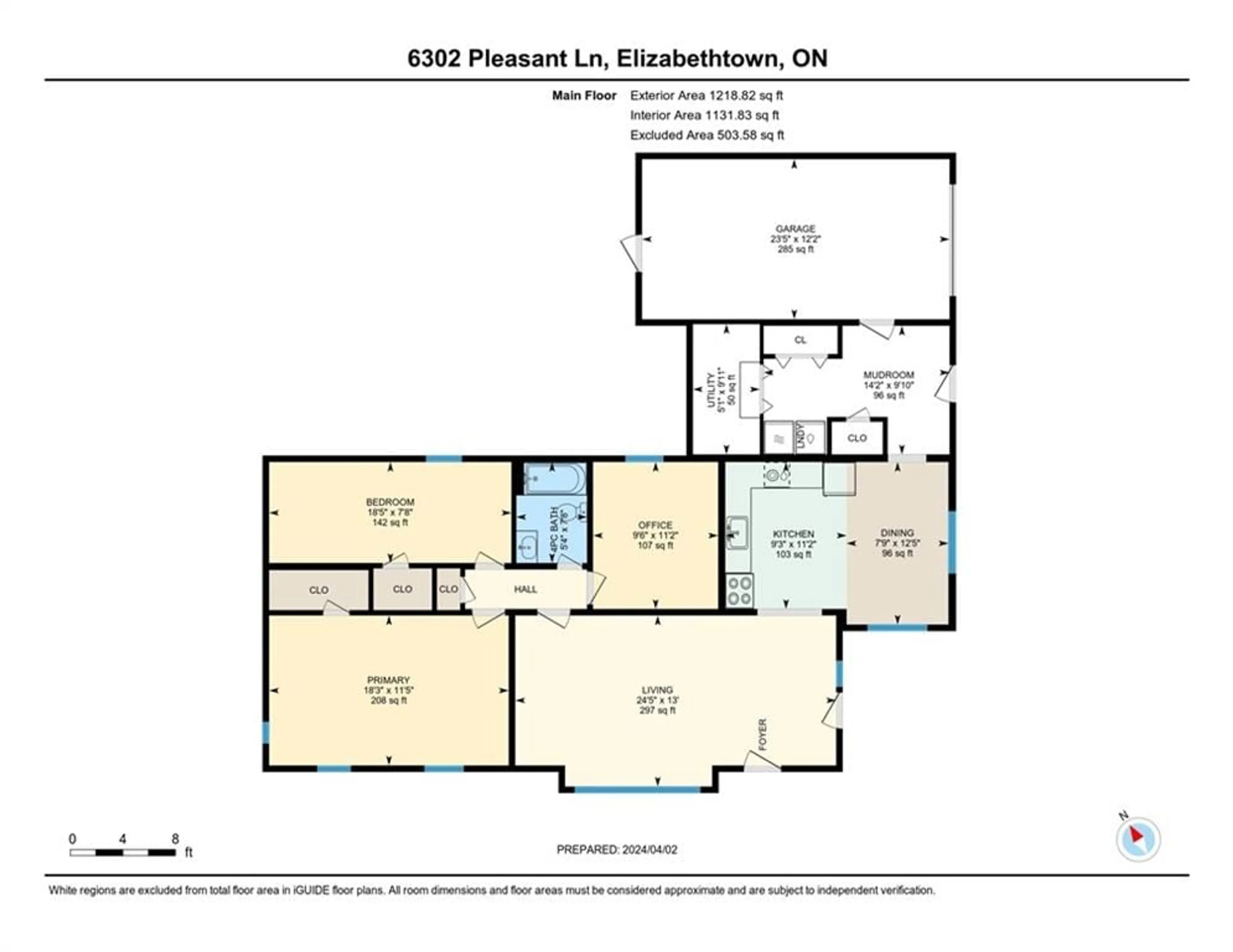 Floor plan for 6302 PLEASANT Lane, Elizabethtown Ontario K6T 1B2