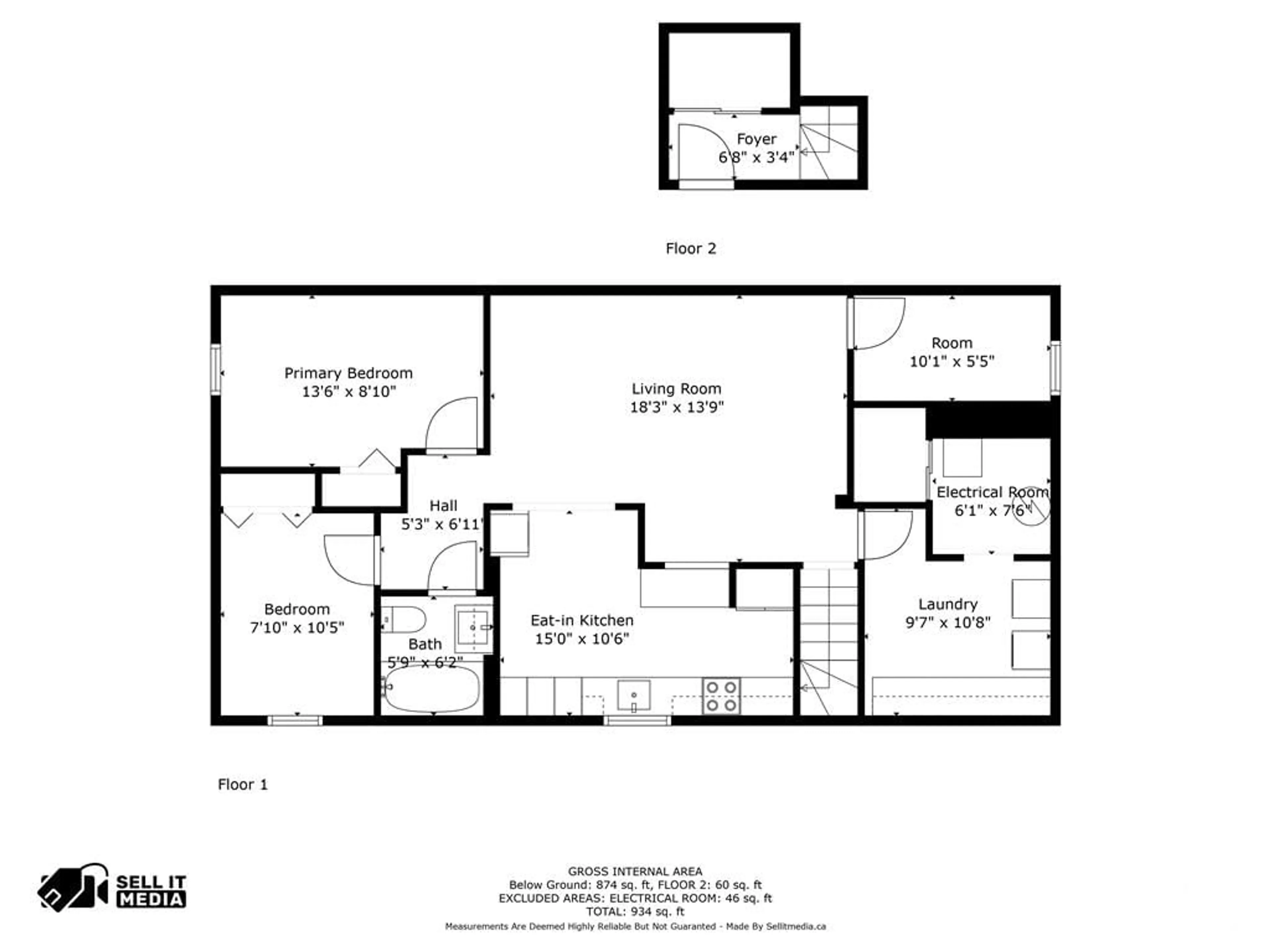 Floor plan for 398 ROXDALE Ave, Ottawa Ontario K1E 1V5