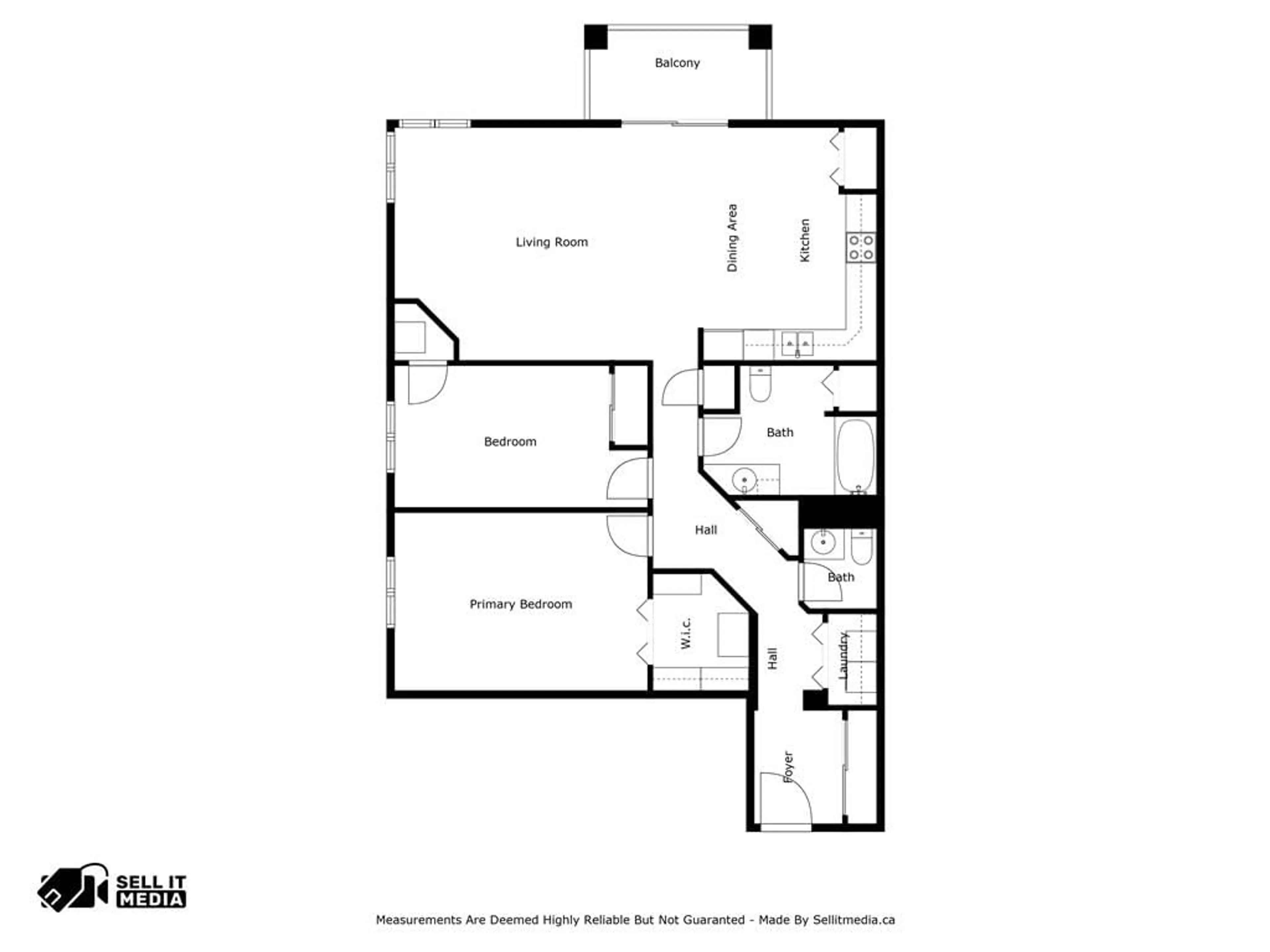 Floor plan for 1303 CLEMENT St #311, Hawkesbury Ontario K6A 3P1