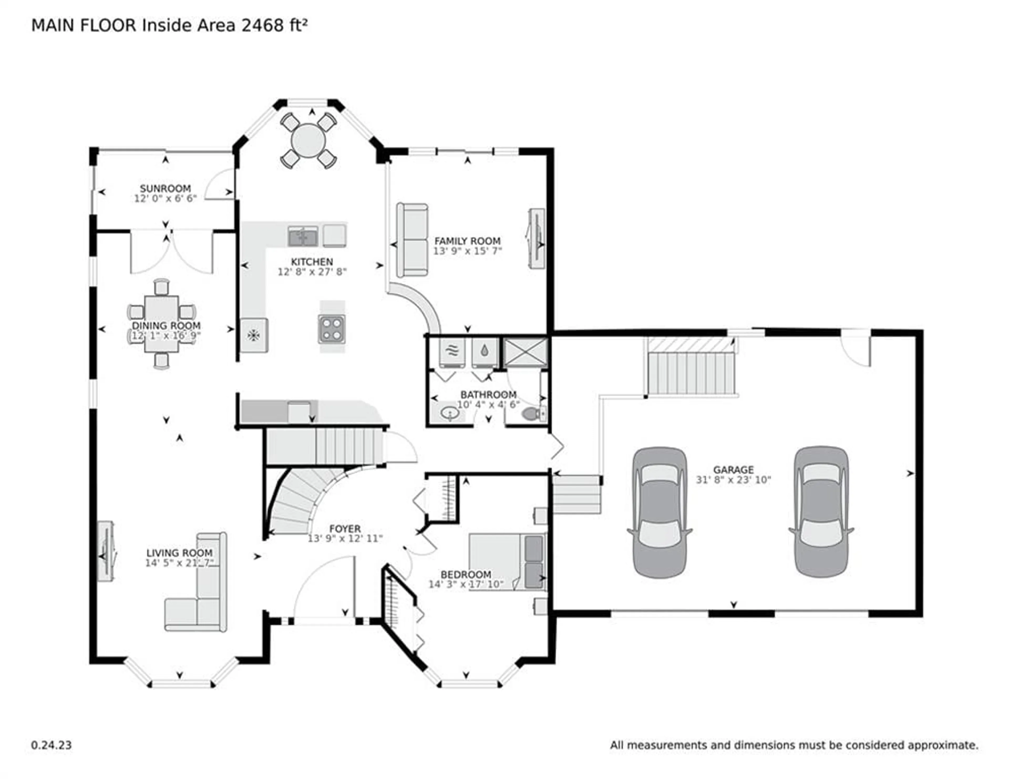Floor plan for 4732 COUNTY ROAD 18 Rd, Prescott Ontario K0E 1T0