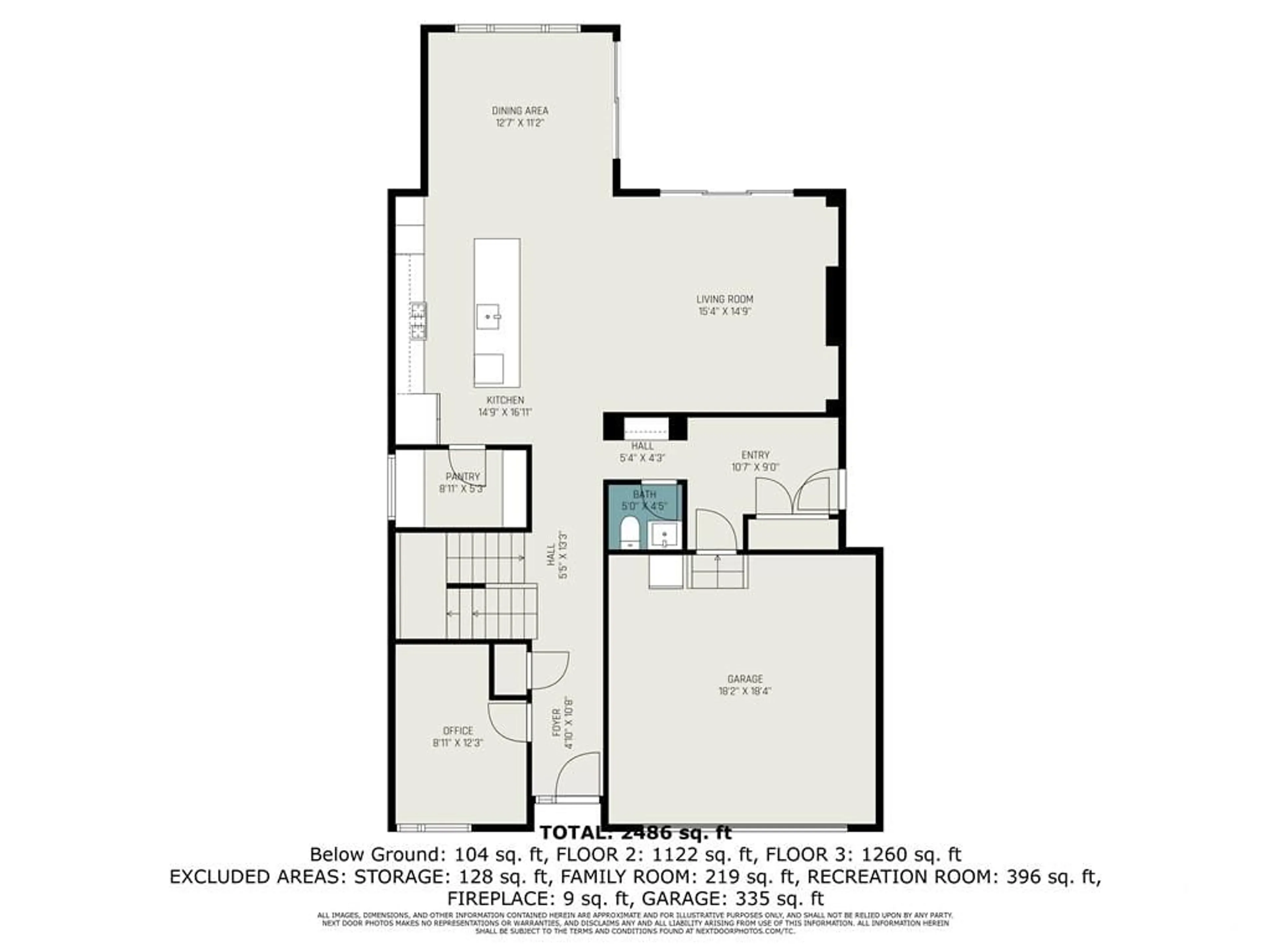 Floor plan for 824 CONTOUR St, Ottawa Ontario K1W 1G2
