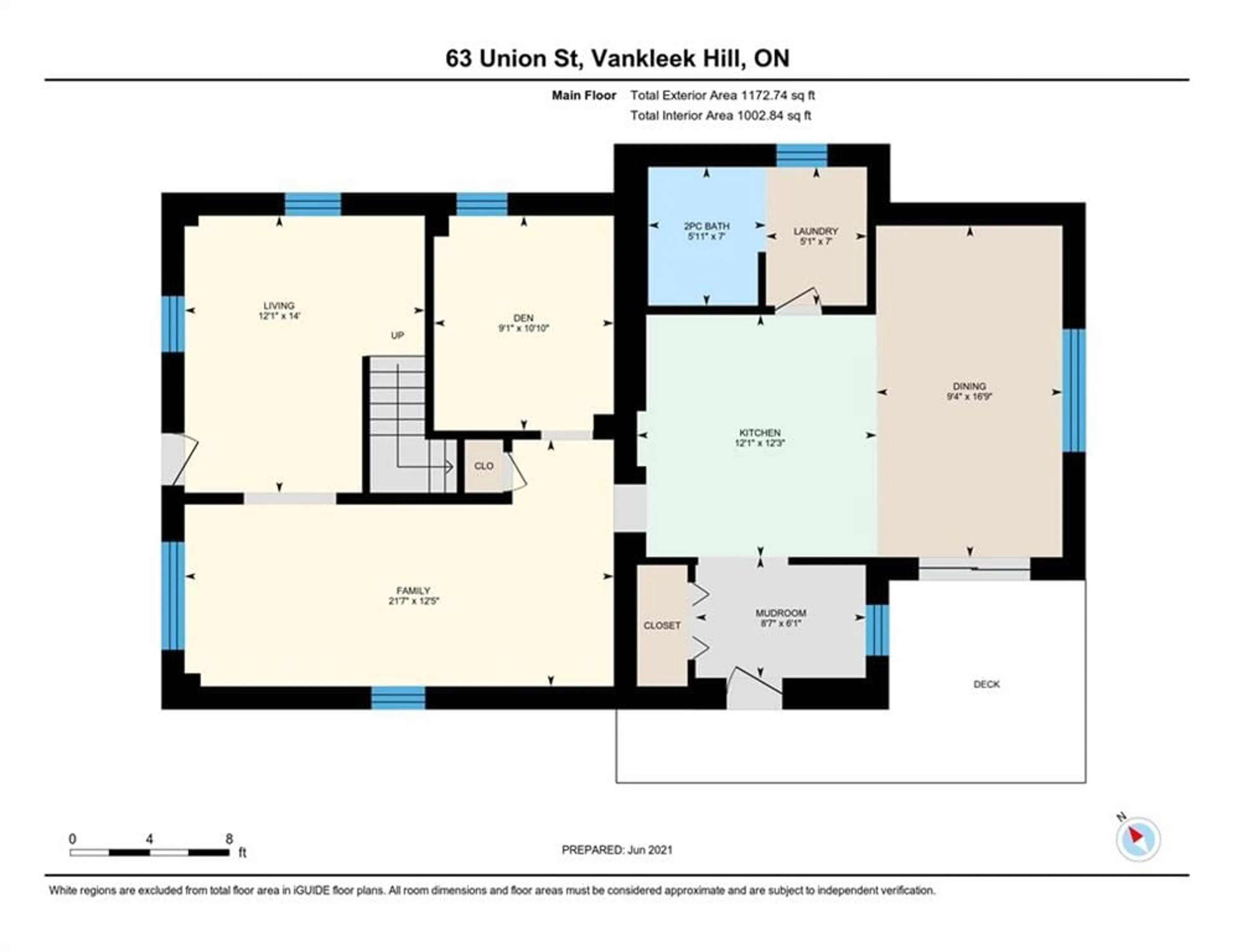 Floor plan for 63 UNION St, Vankleek Hill Ontario K0B 1R0
