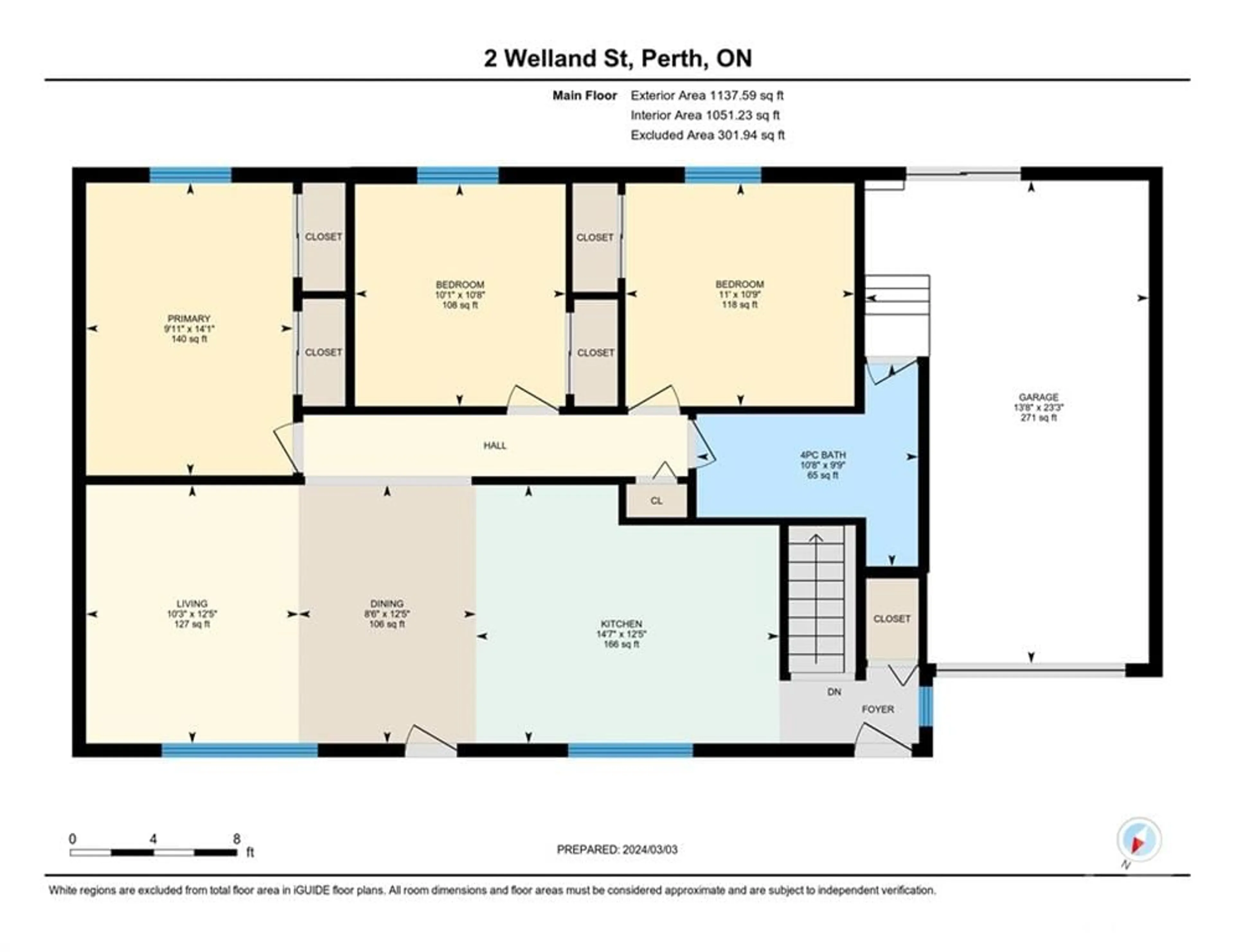 Floor plan for 2 WELLAND St, Perth Ontario K7H 3H7