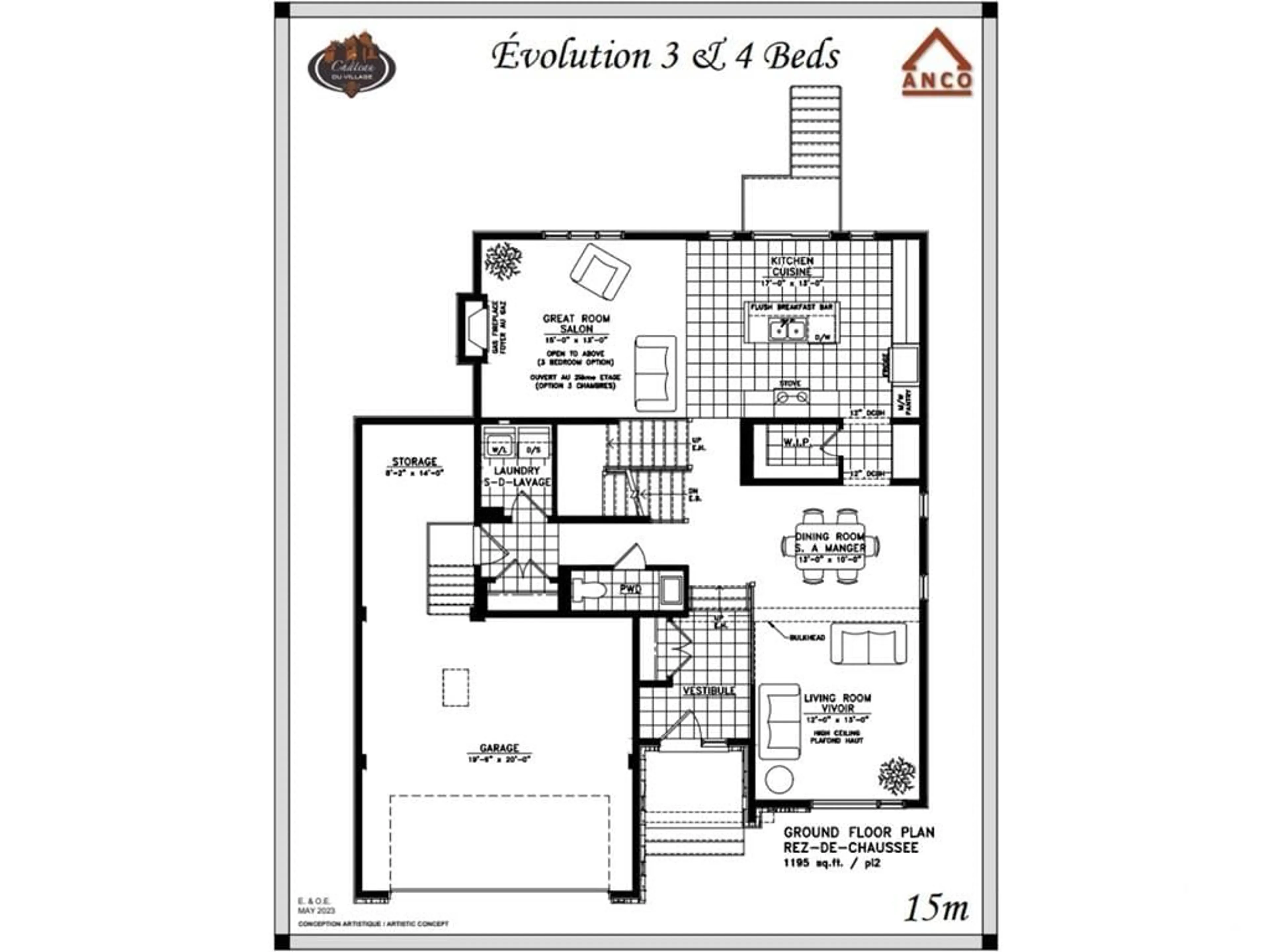 Floor plan for 619 MONTESSOR Rd, Wendover Ontario K0A 3K0