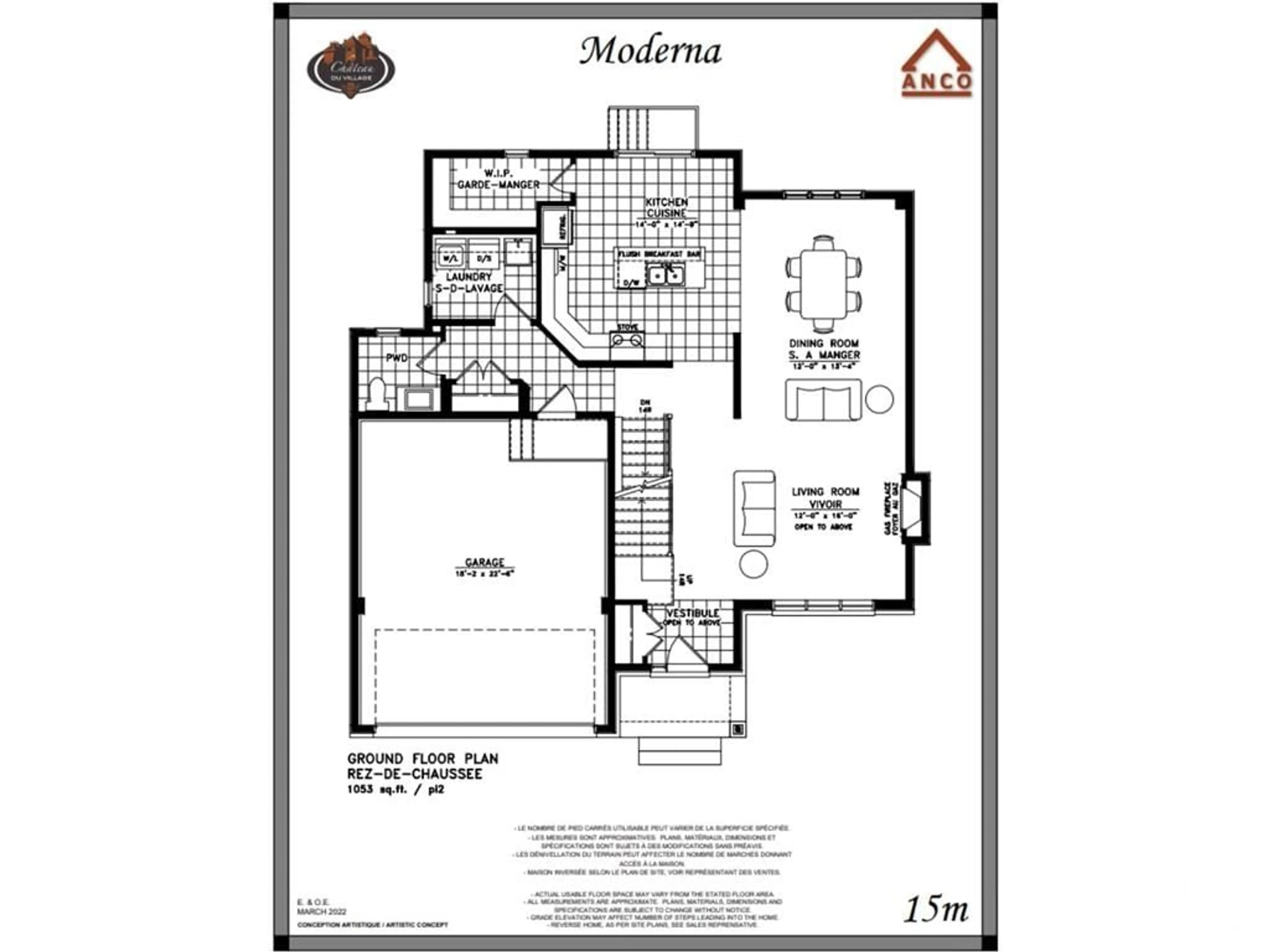 Floor plan for 625 MONTESSOR Rd, Wendover Ontario K0A 3K0