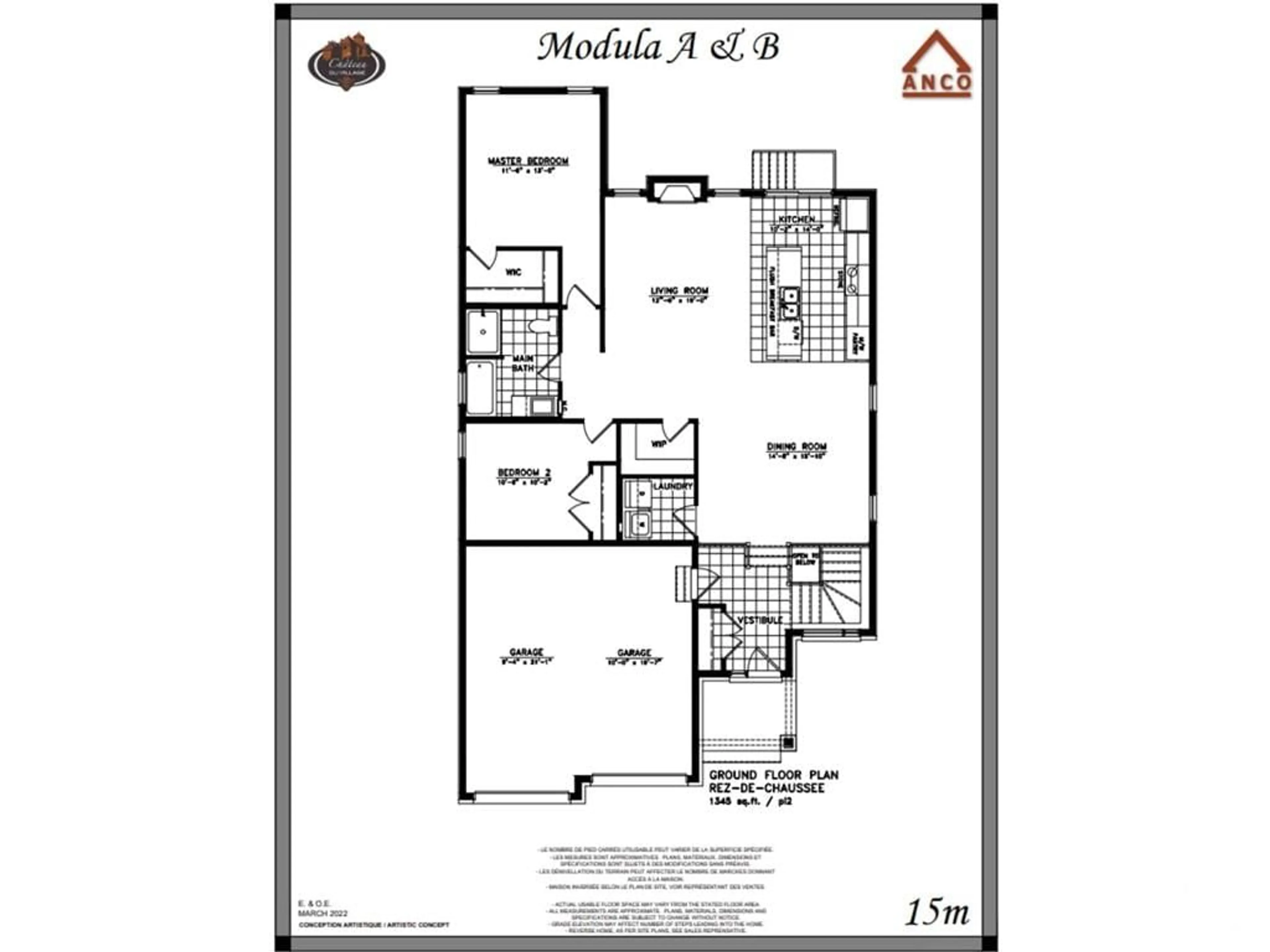 Floor plan for 773 CHANTILLY Rd, Wendover Ontario K0A 3K0