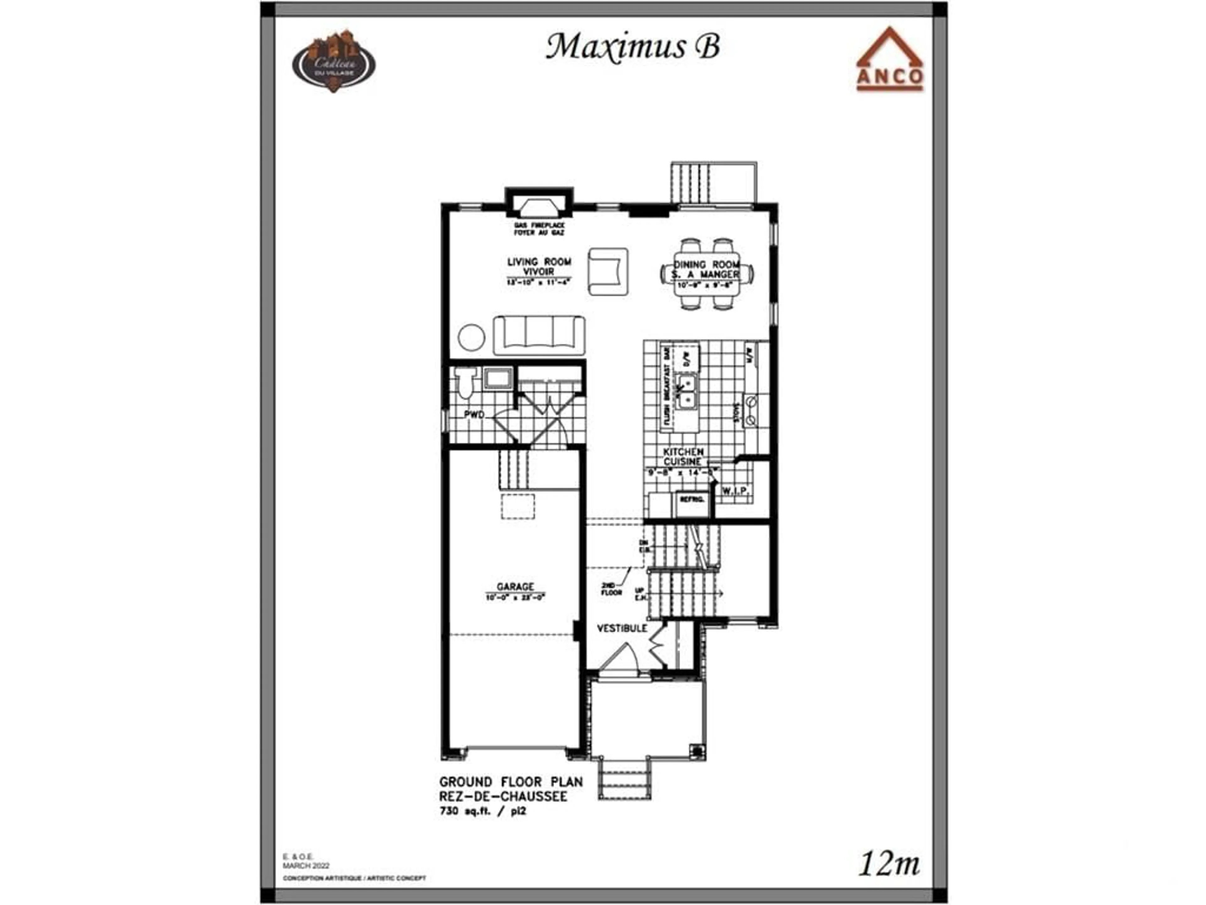 Floor plan for 604 MONTESSOR Rd, Wendover Ontario K0A 3K0