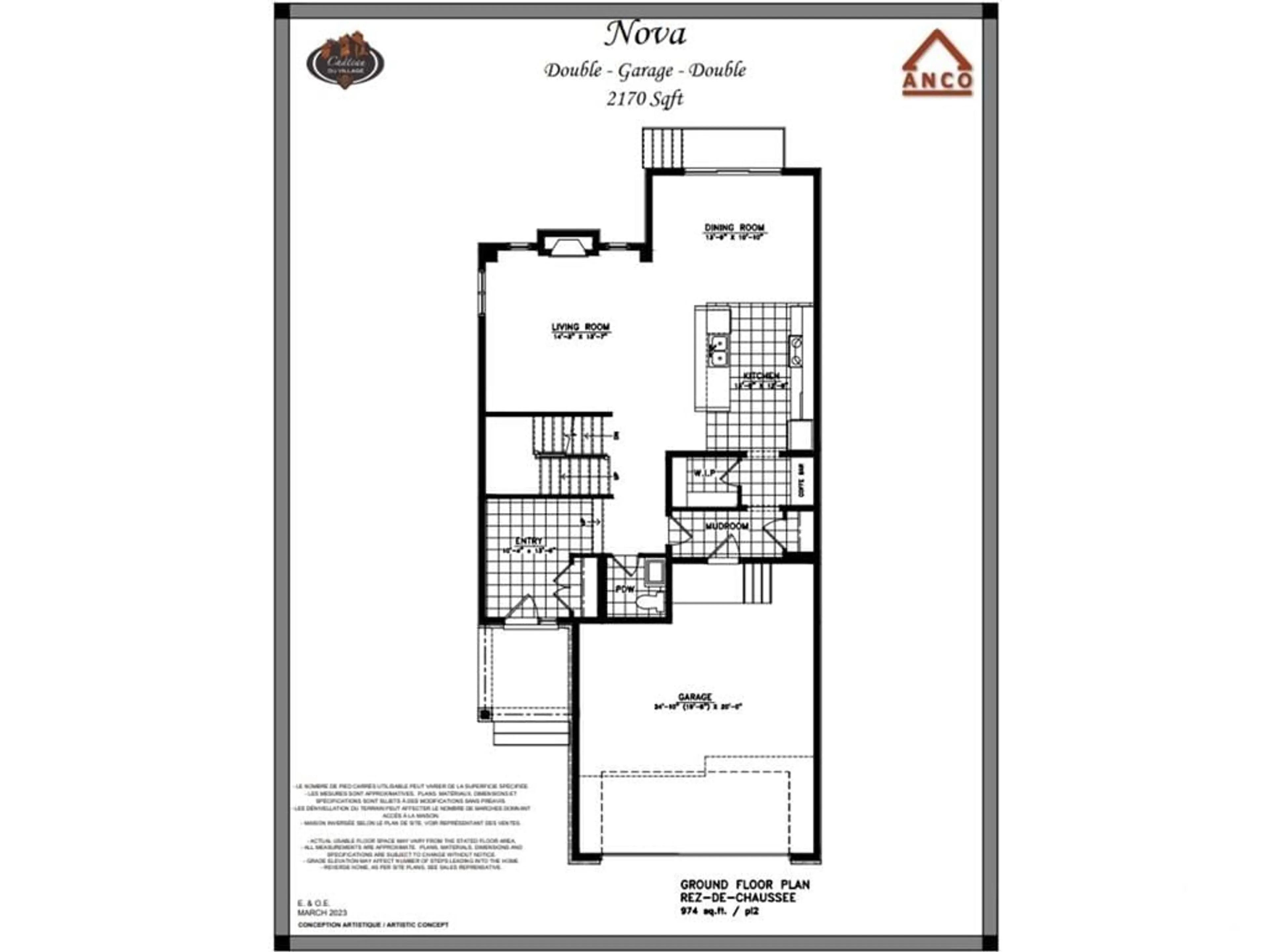 Floor plan for 602 MONTESSOR Rd, Wendover Ontario K0A 3K0