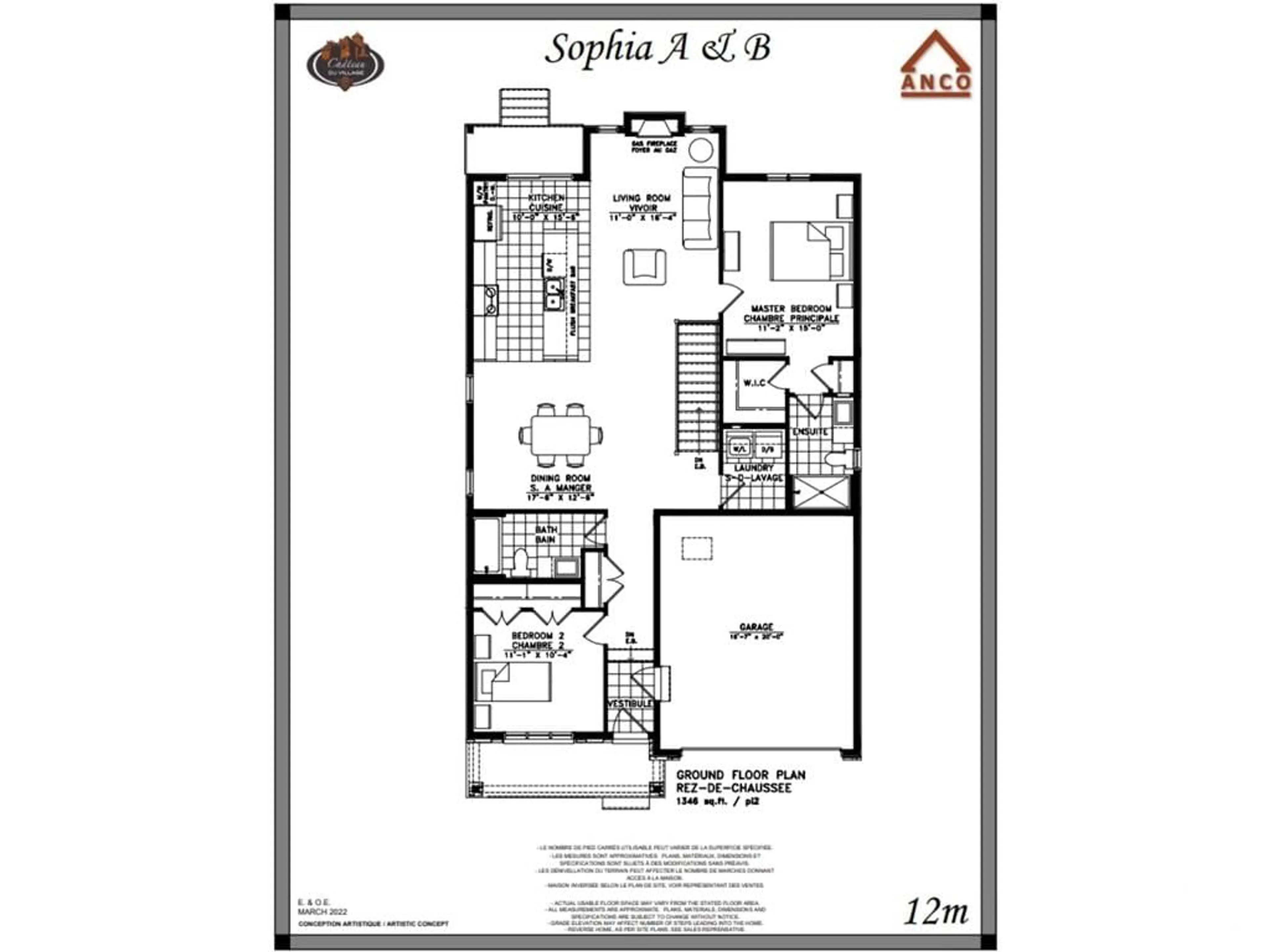 Floor plan for 780 CHANTILLY Rd, Wendover Ontario K0A 3K0