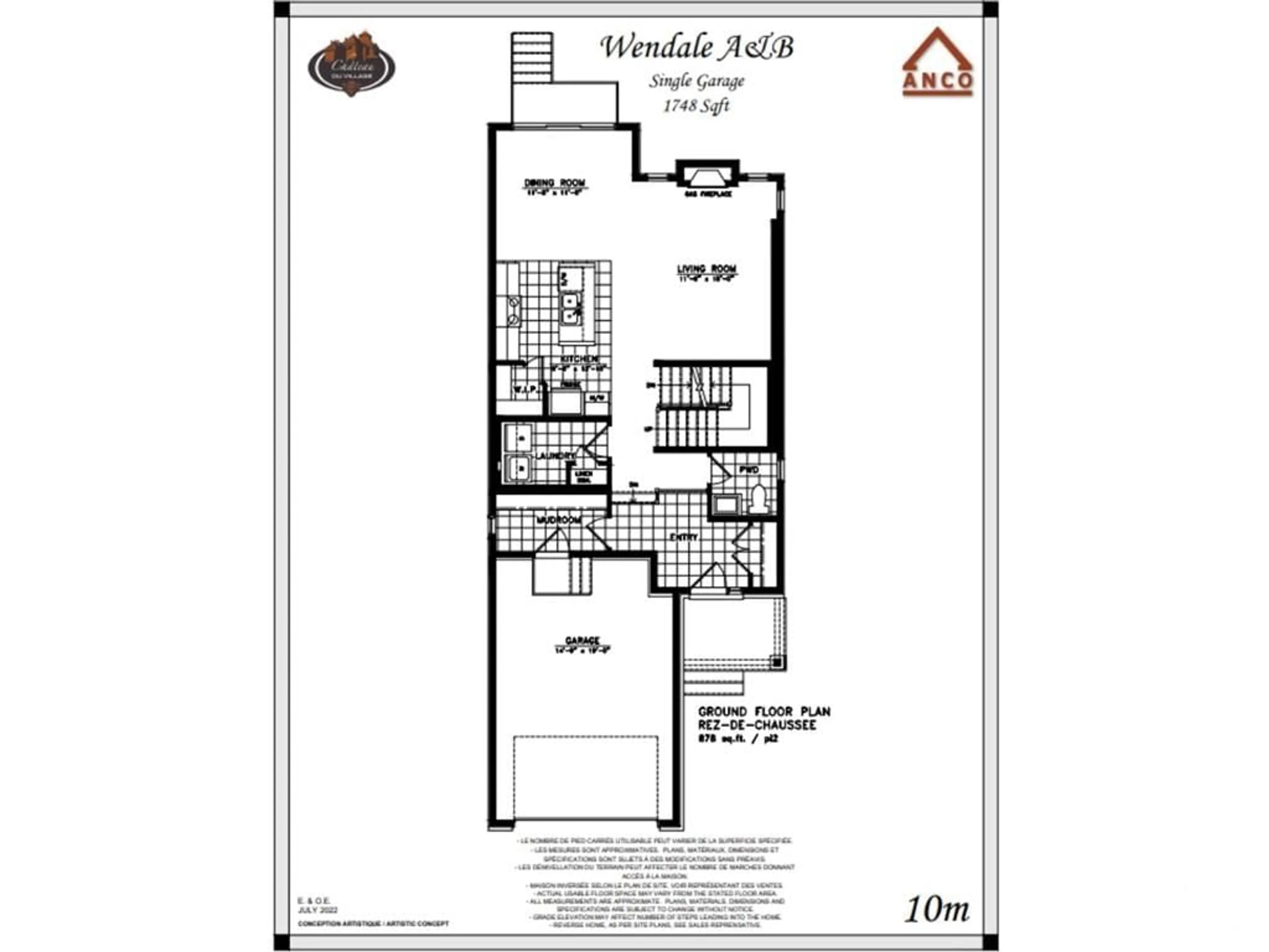 Floor plan for 608 MONTESSOR Rd, Wendover Ontario K0A 3K0