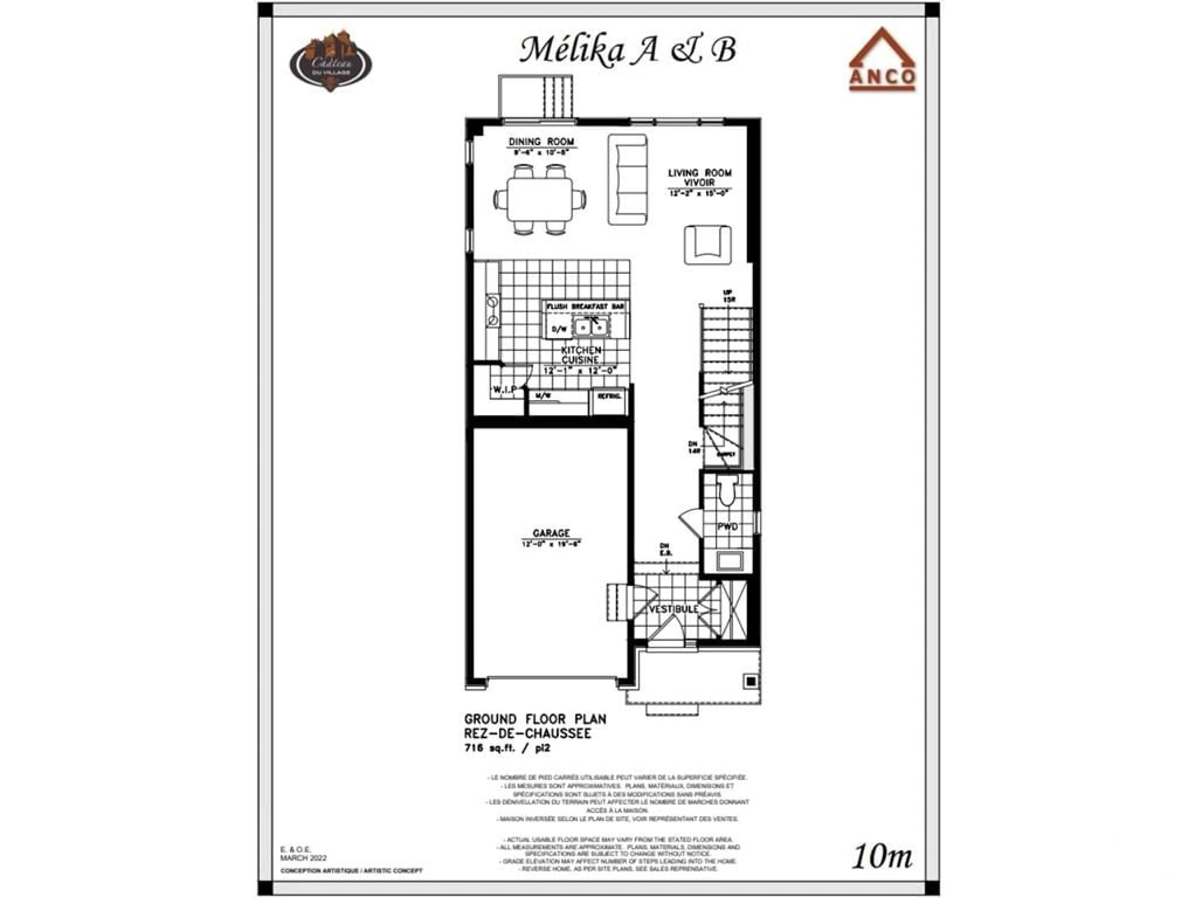 Floor plan for 779 CHANTILLY Rd, Wendover Ontario K0A 3K0