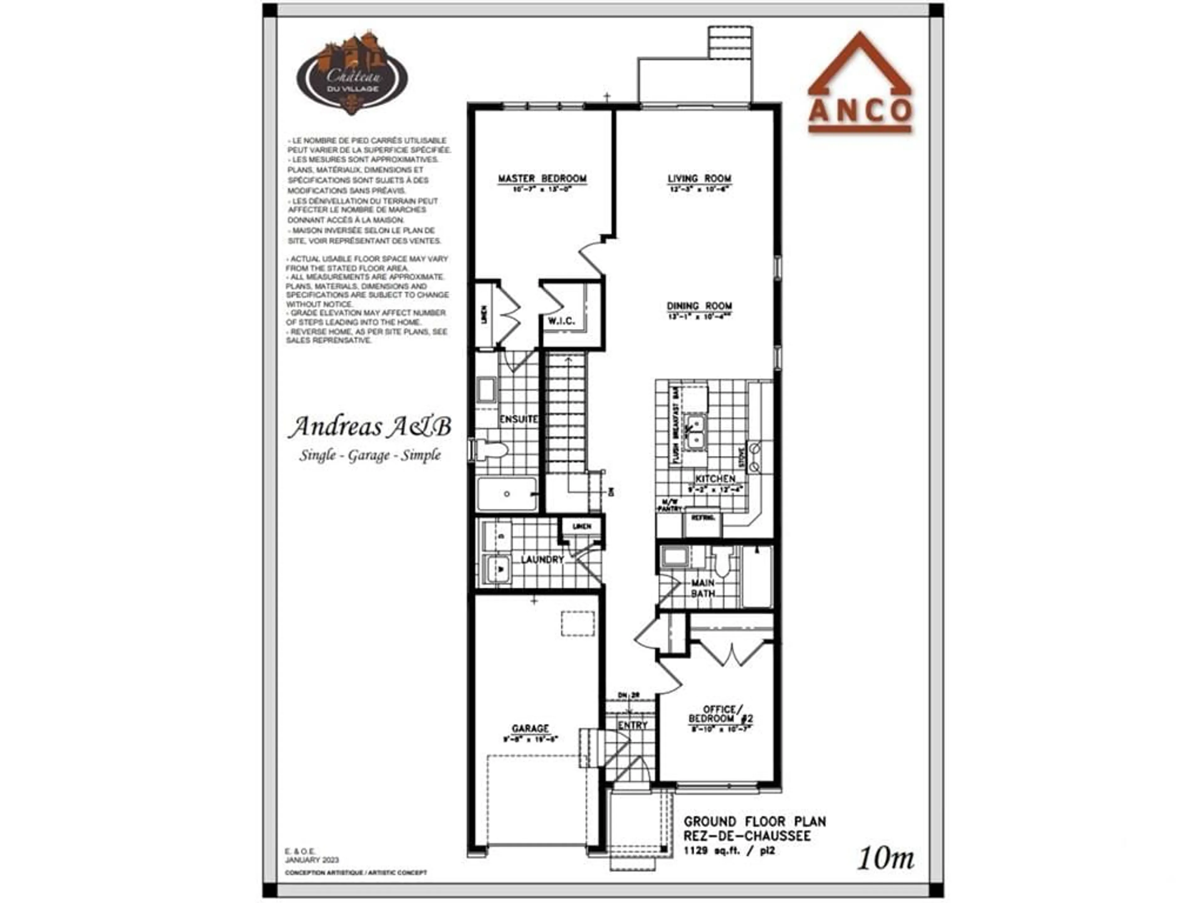 Floor plan for 789 CHANTILLY Rd, Wendover Ontario K0A 3K0