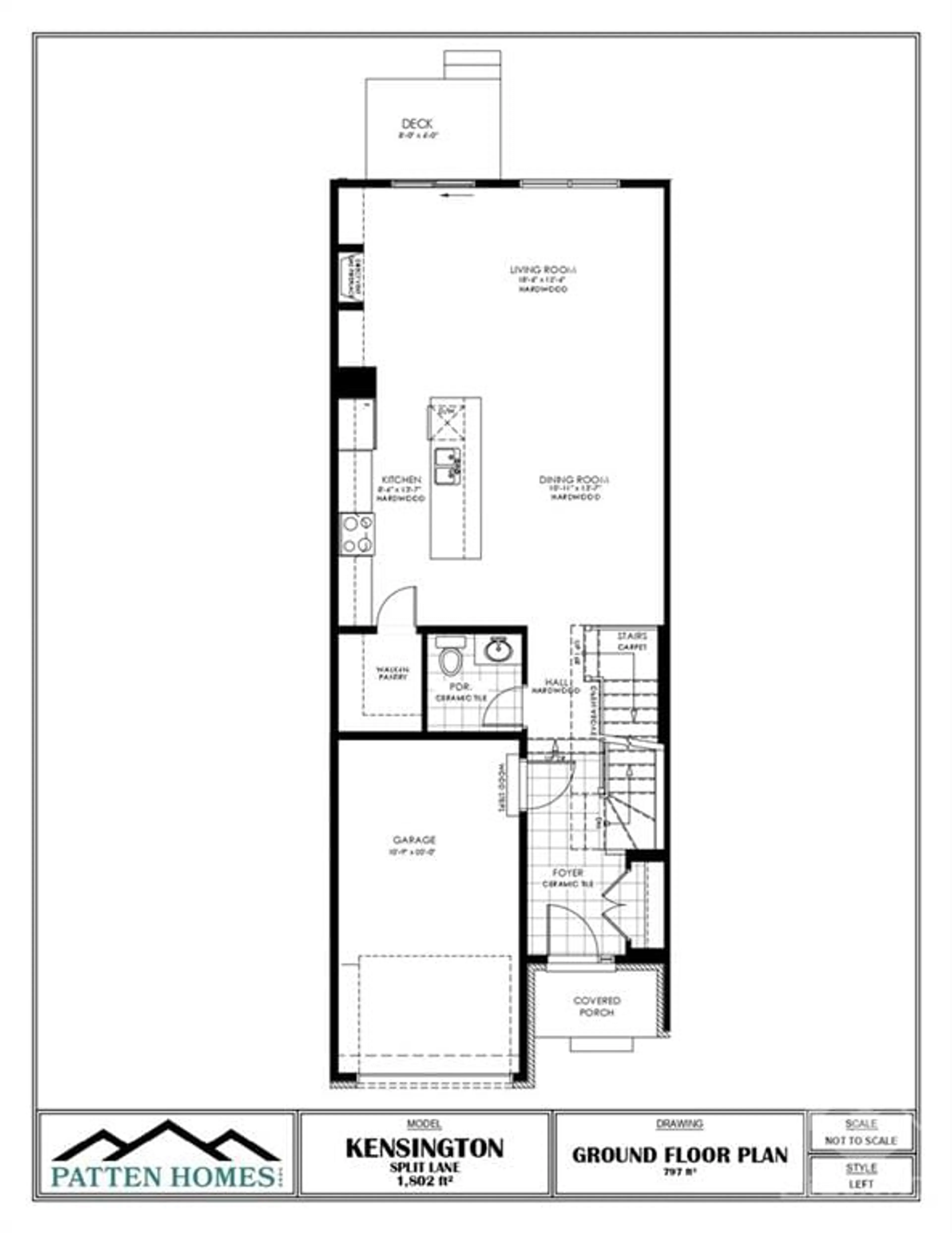 Floor plan for 124 O'DONOVAN Dr, Carleton Place Ontario K7C 0S2