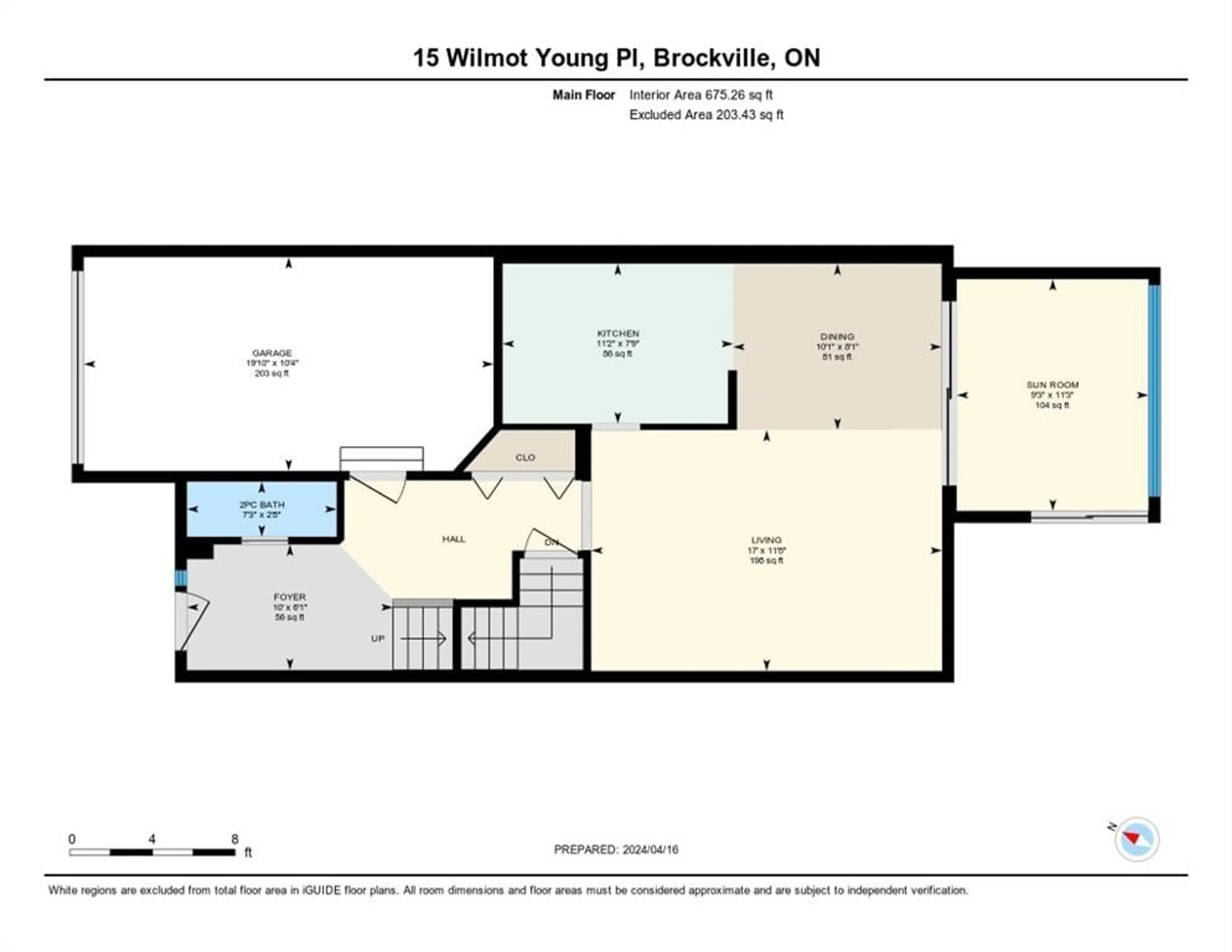 Floor plan for 15 WILMOT YOUNG Pl, Brockville Ontario K6V 7H5