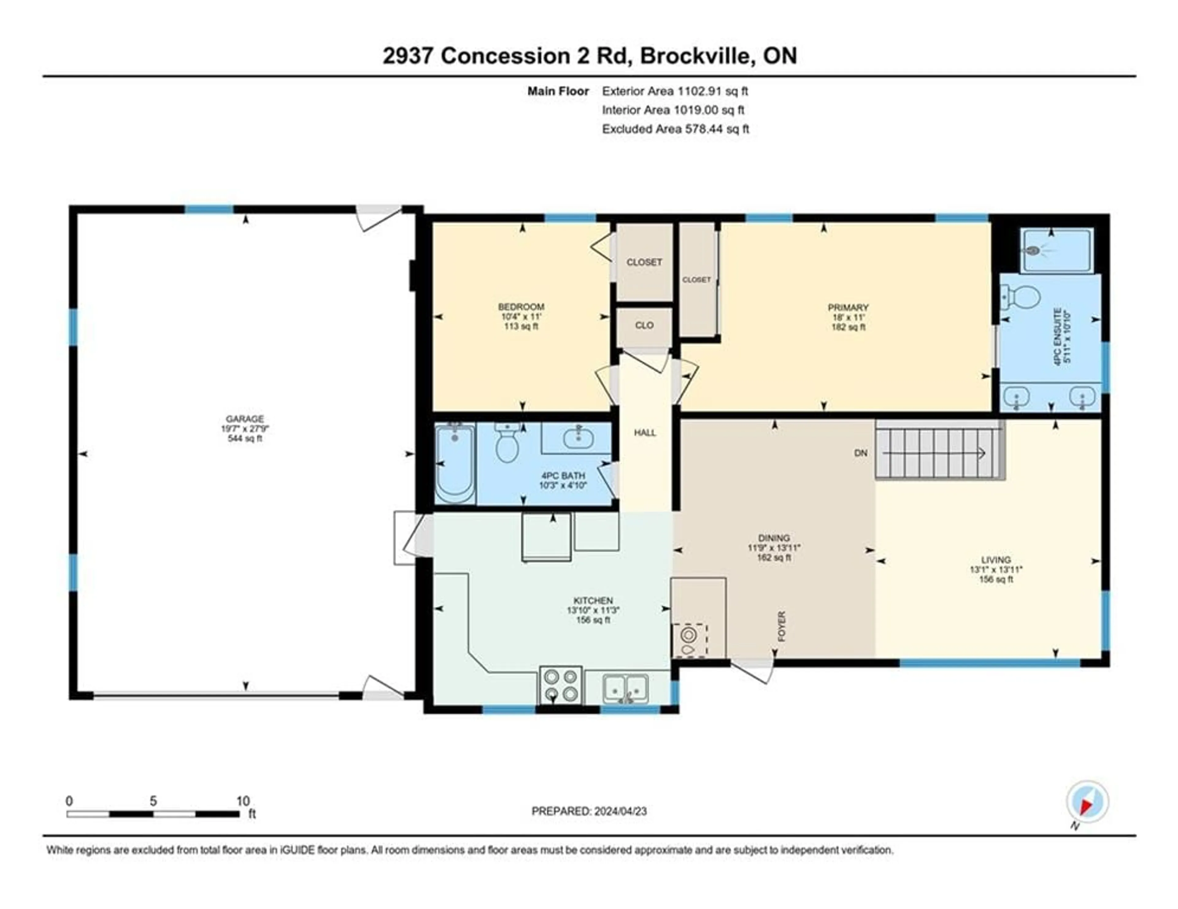 Floor plan for 2937 SECOND CONCESSION Rd, Elizabethtown Ontario K0E 1P0