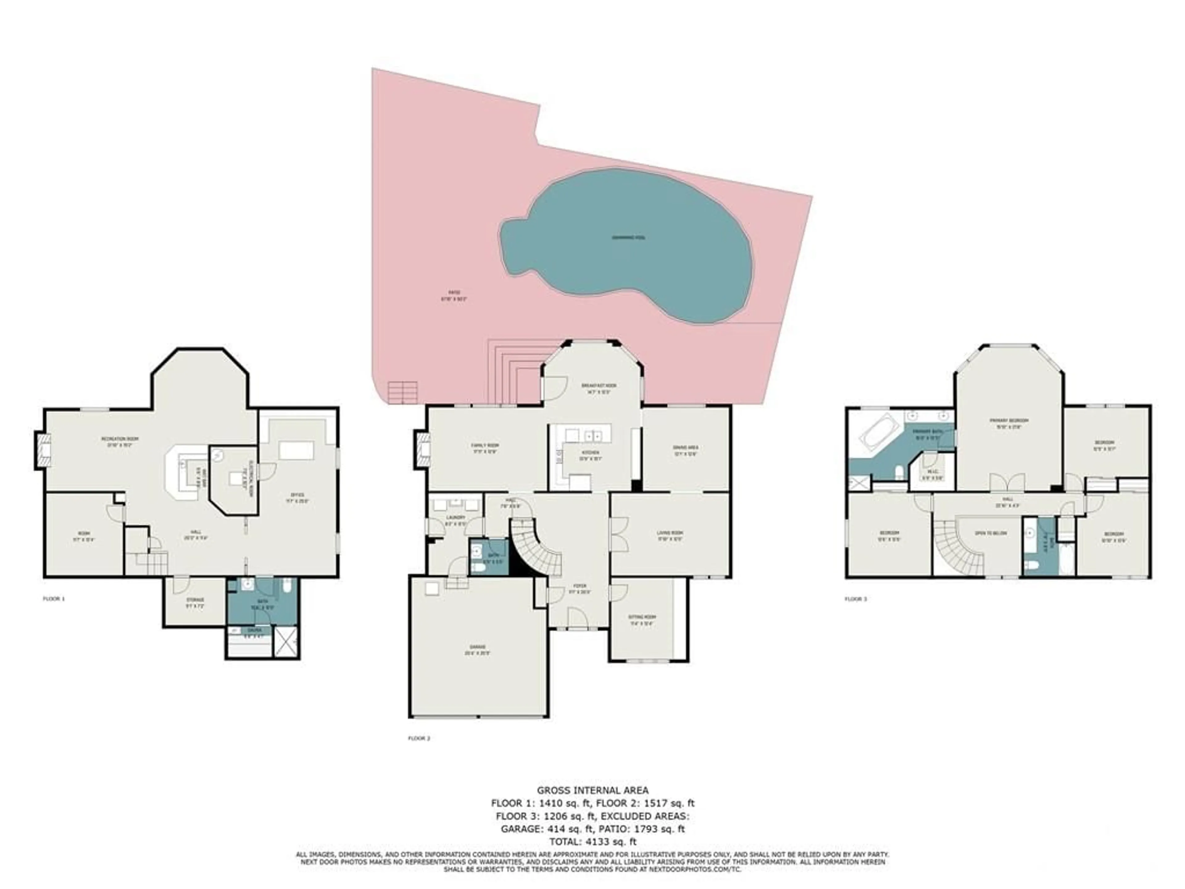 Floor plan for 60 ROSENFELD Cres, Kanata Ontario K2K 2M6